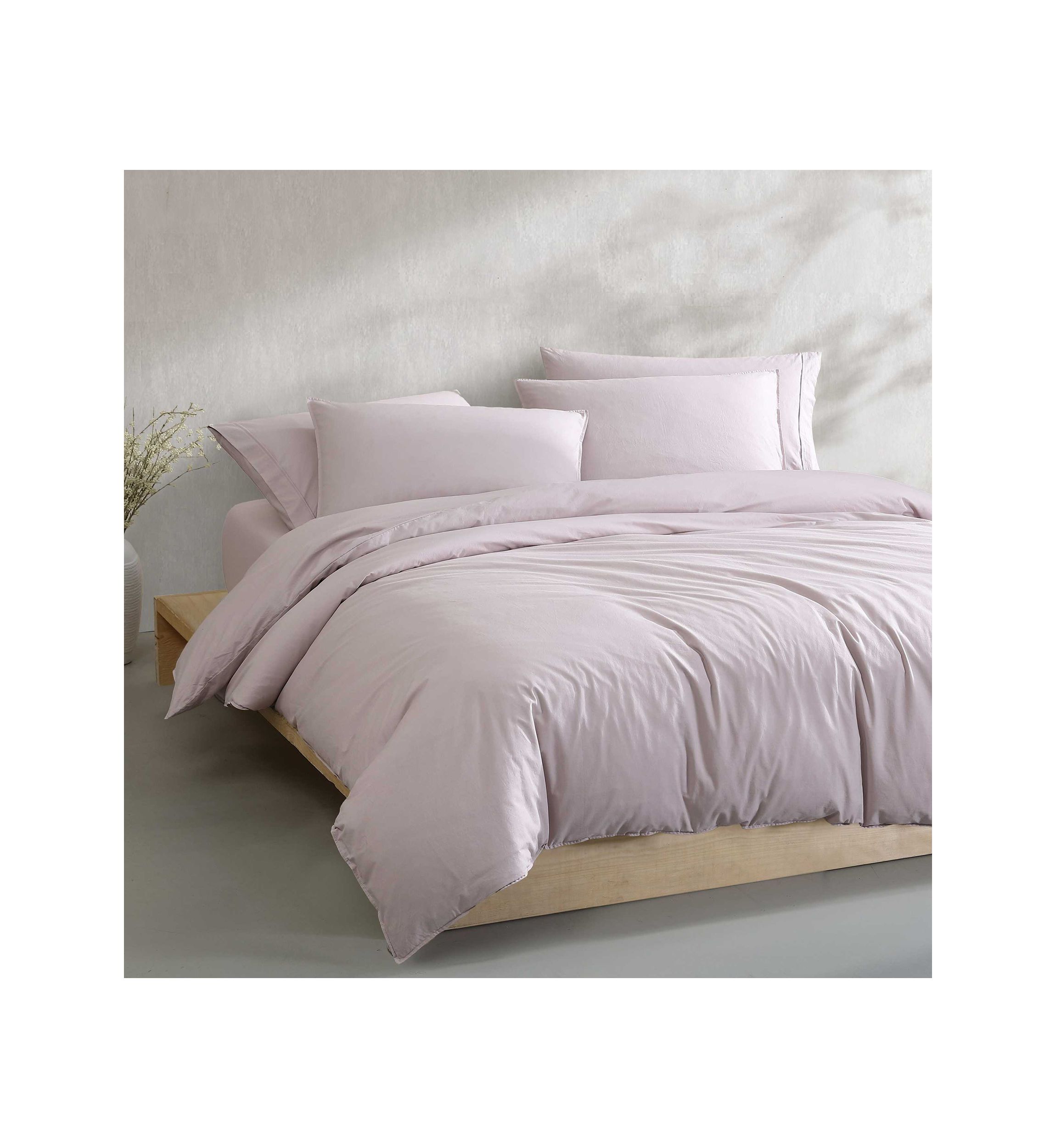 Washed Percale Comforter Set