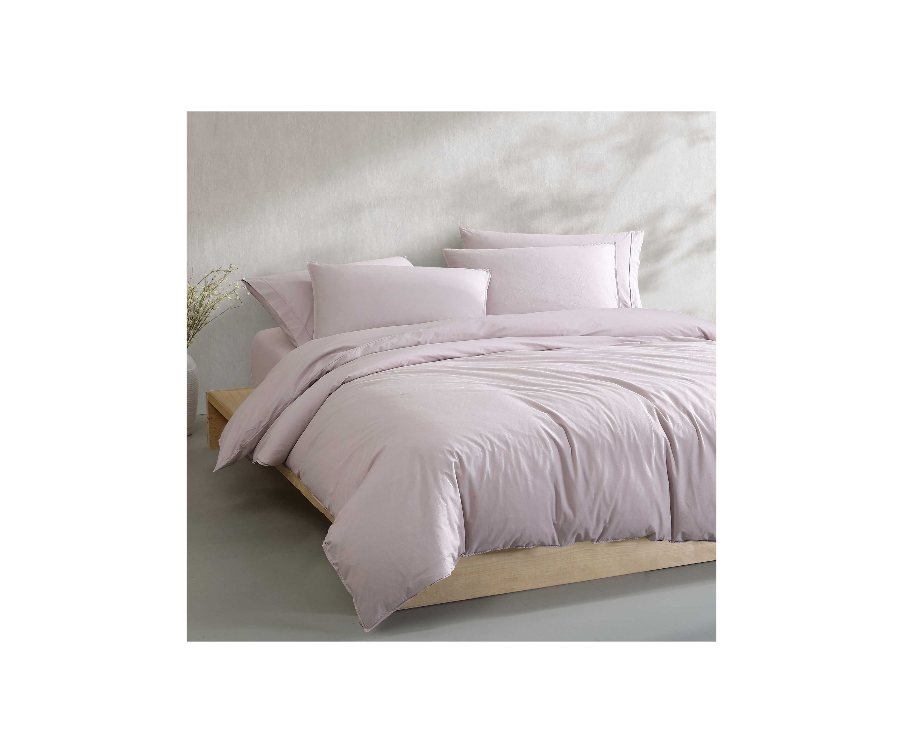 Washed Percale Comforter Set