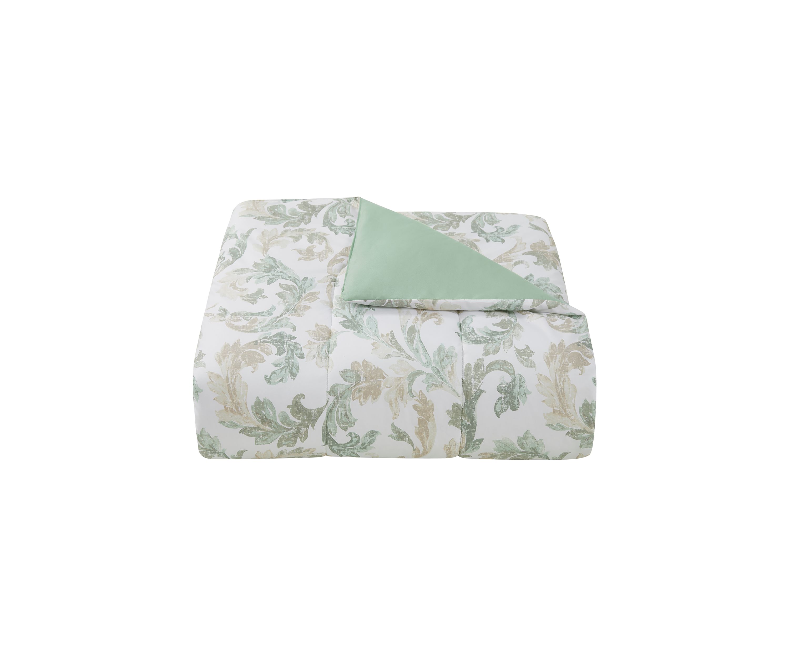 Sacramento Green 5 Piece Comforter Quilt Set