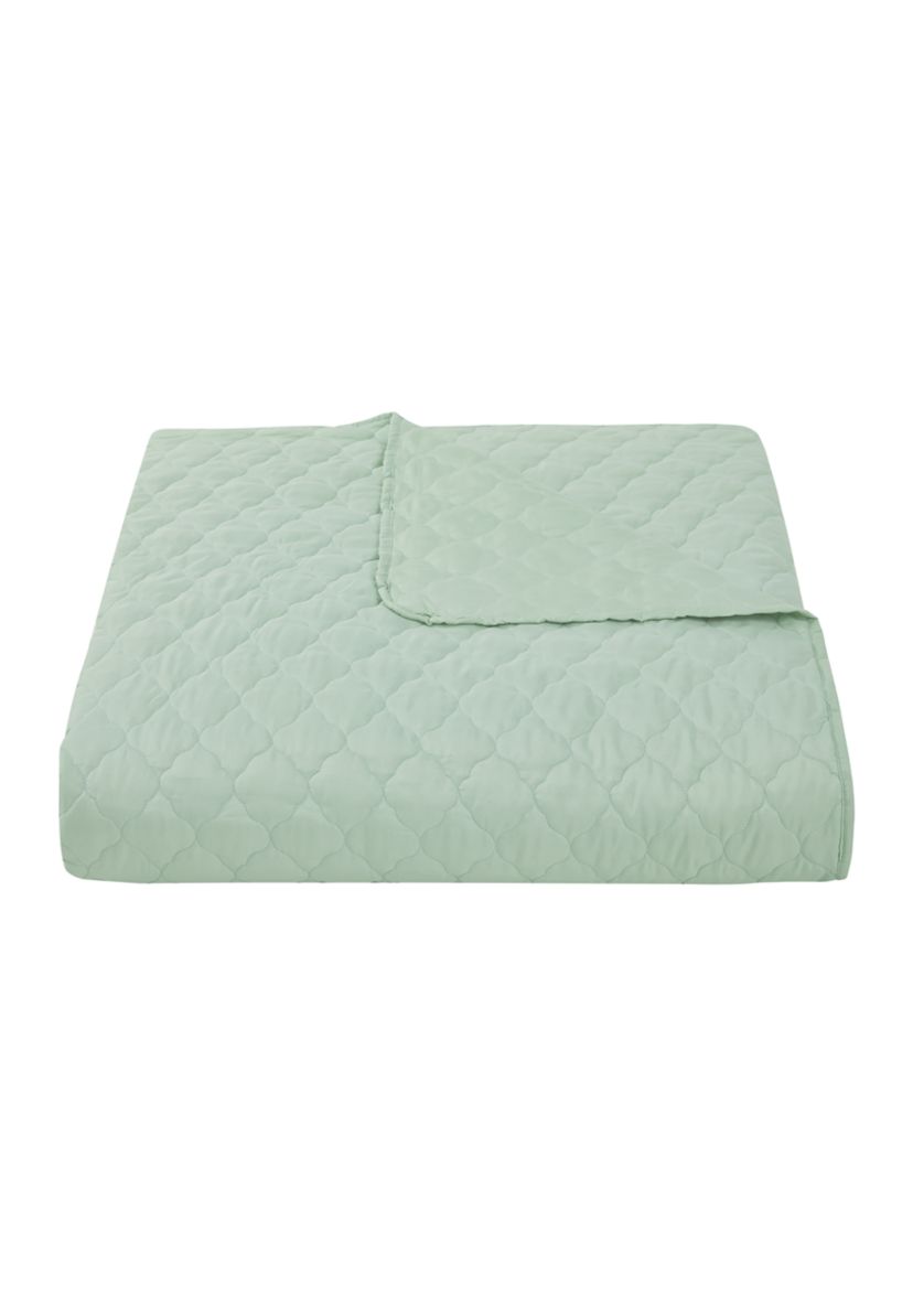 Sacramento Green 5 Piece Comforter Quilt Set