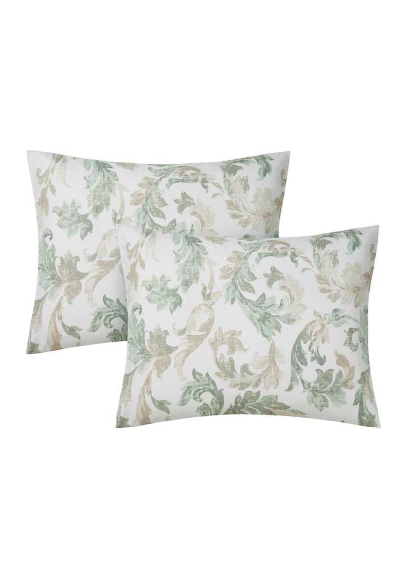Sacramento Green 5 Piece Comforter Quilt Set