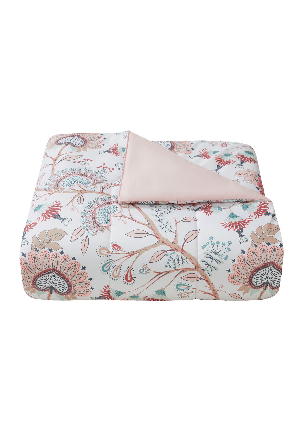 Apollo Rose 5 Piece Comforter Quilt Set