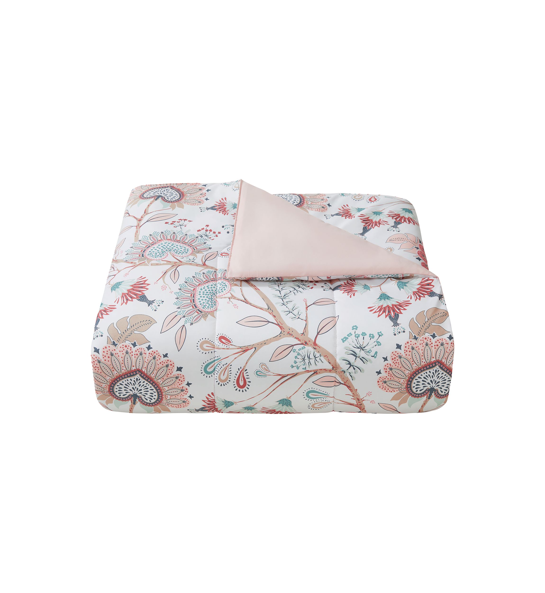Apollo Rose 5 Piece Comforter Quilt Set