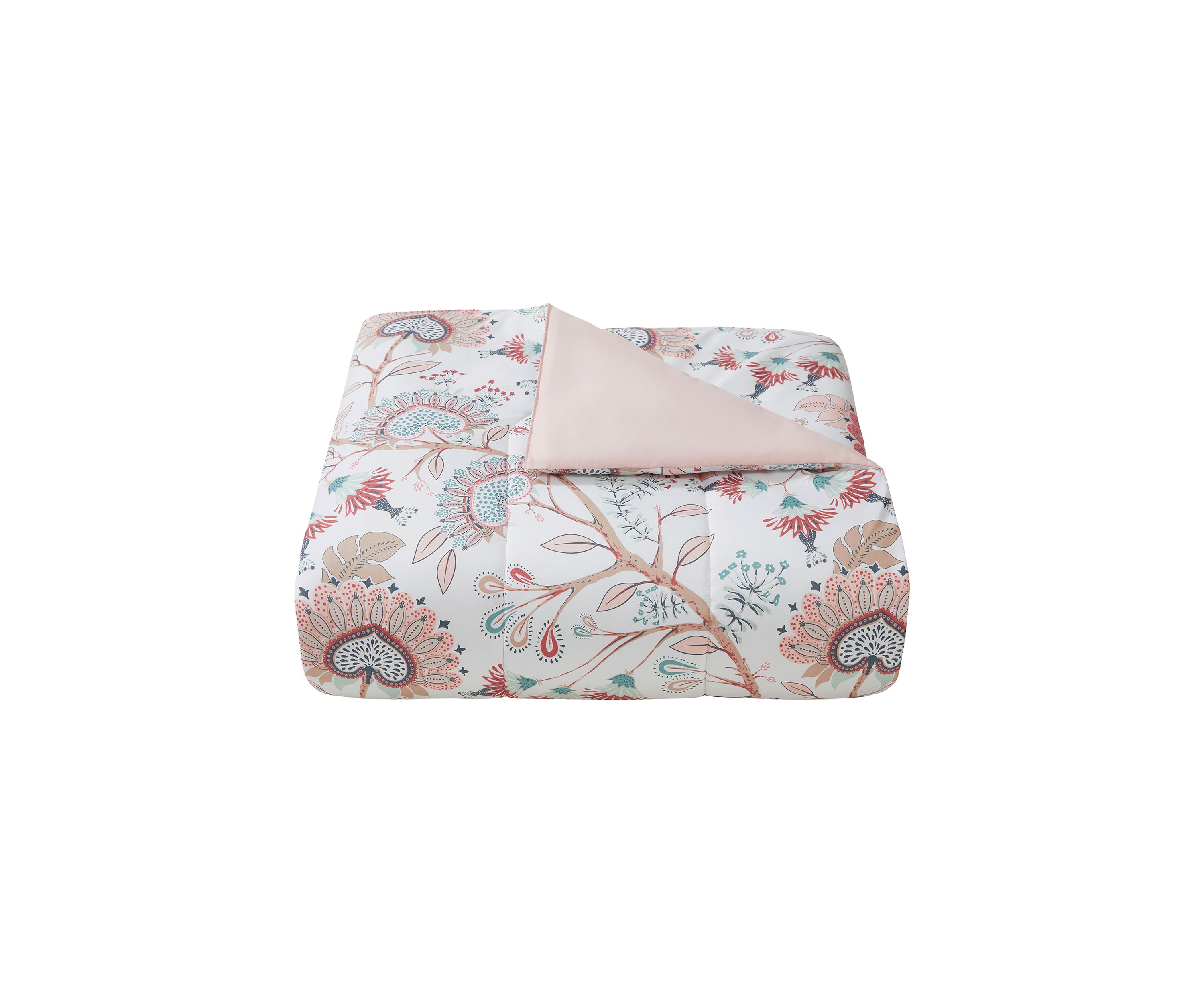 Apollo Rose 5 Piece Comforter Quilt Set