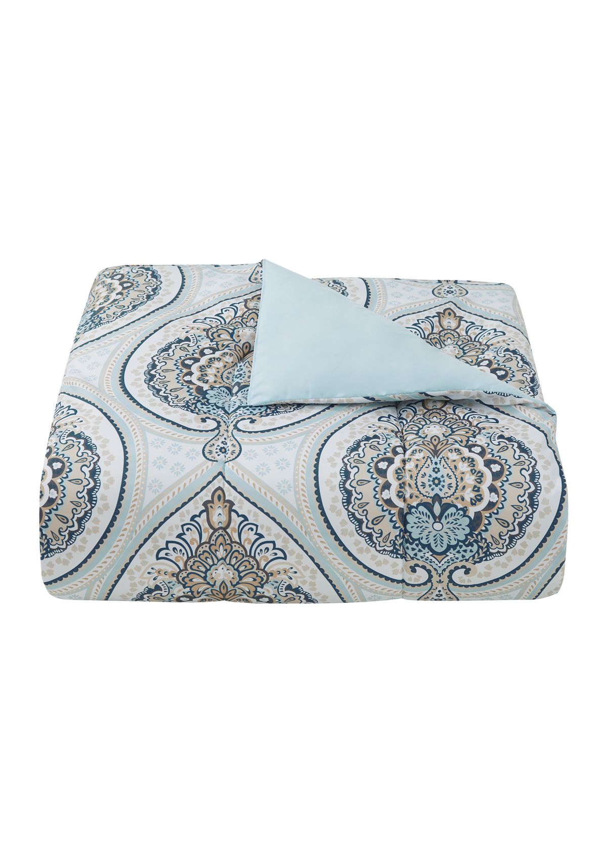 Allerton Blue 5 Piece Comforter Quilt