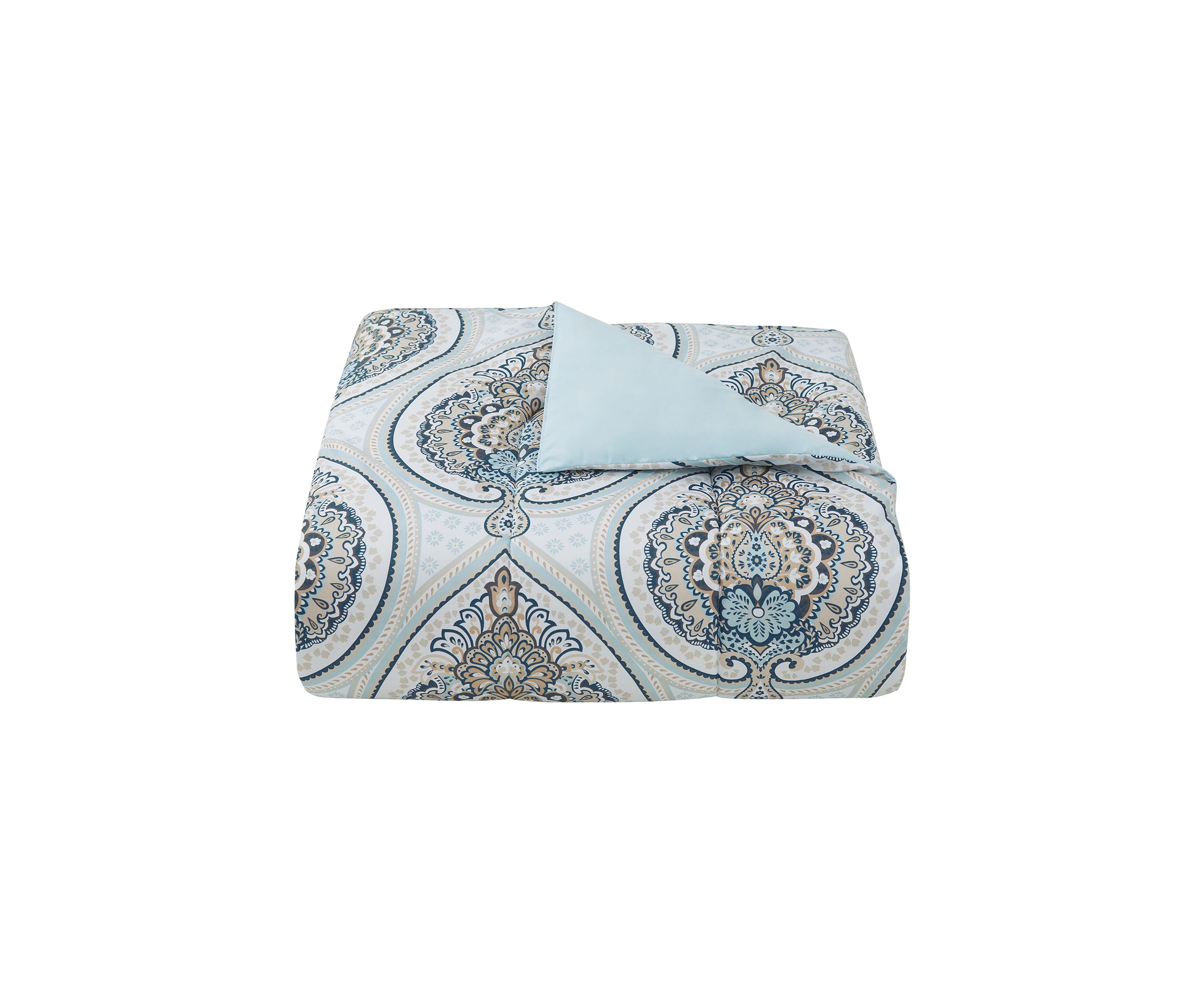 Allerton Blue 5 Piece Comforter Quilt