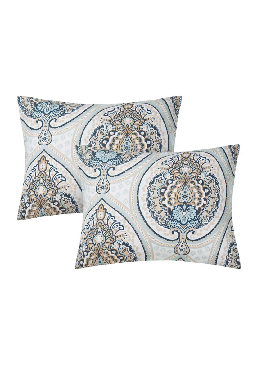 Allerton Blue 5 Piece Comforter Quilt