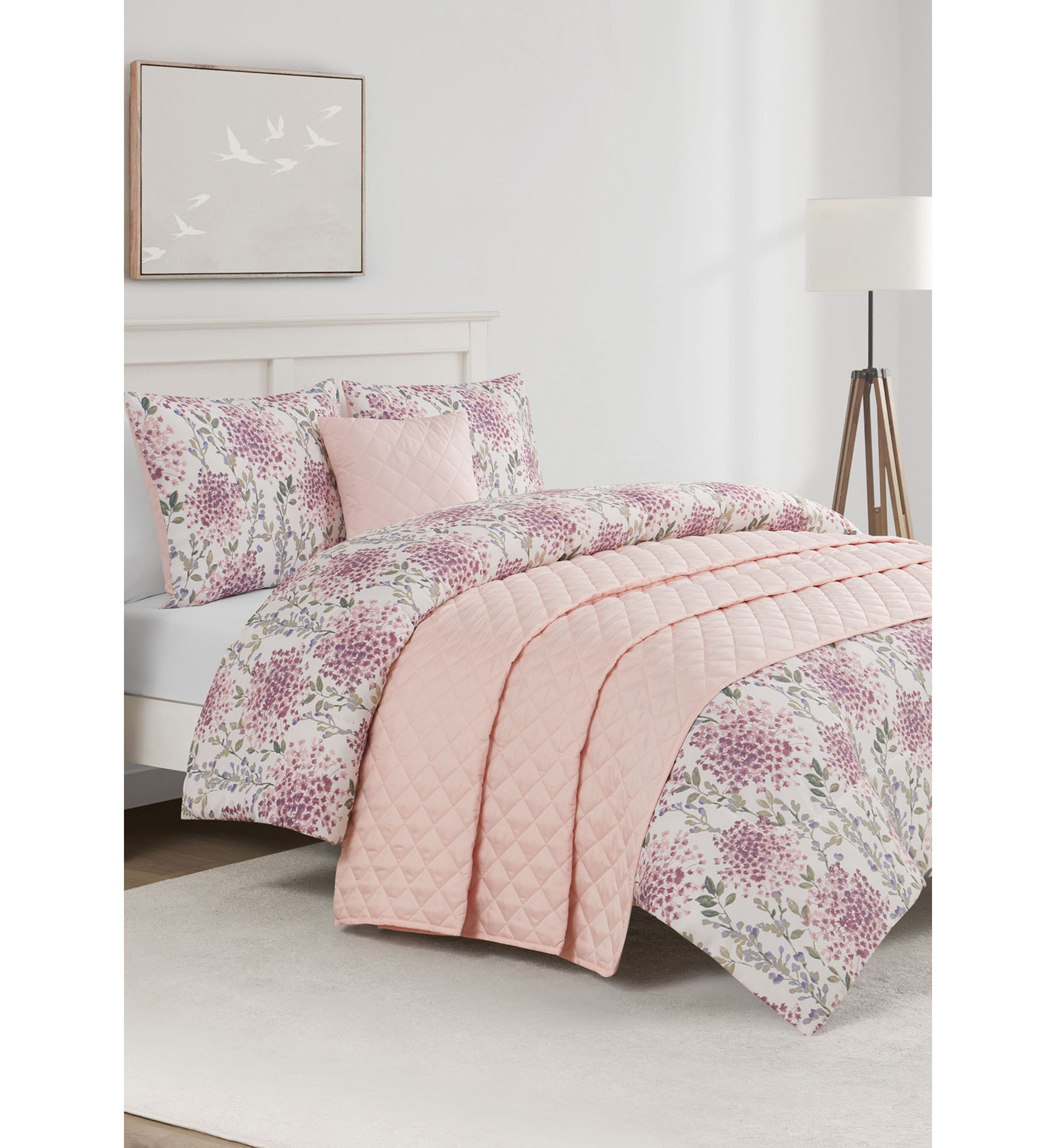 Margo 5 Piece Comforter and Quilt Set
