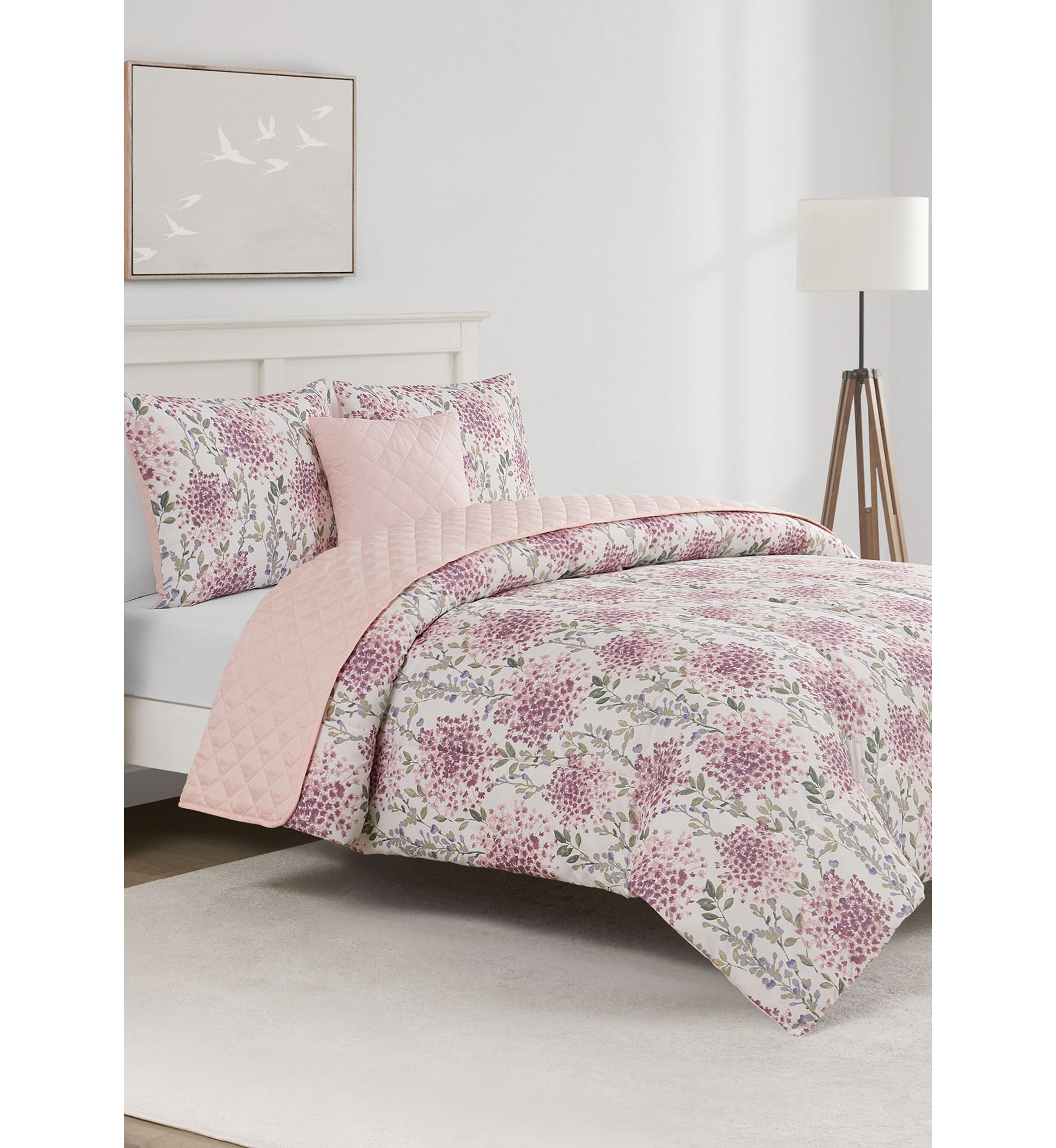 Margo 5 Piece Comforter and Quilt Set