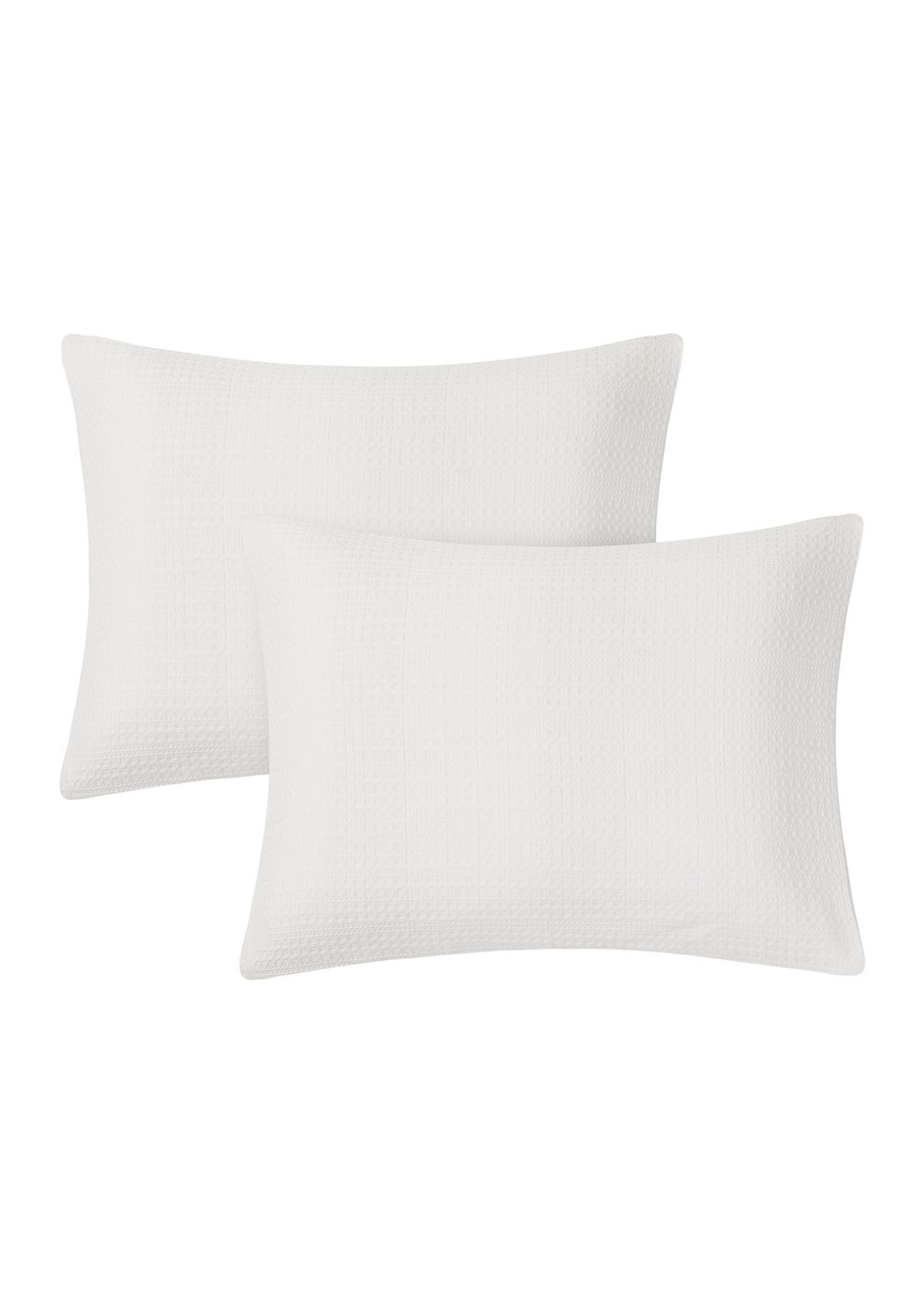 Waffle Ave 5 Piece White Comforter Set