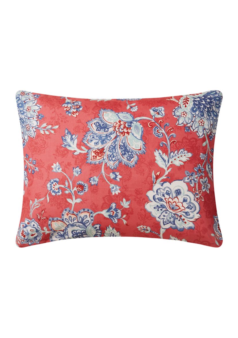 Zinnia Blue 5-Piece Comforter and Quilt Set