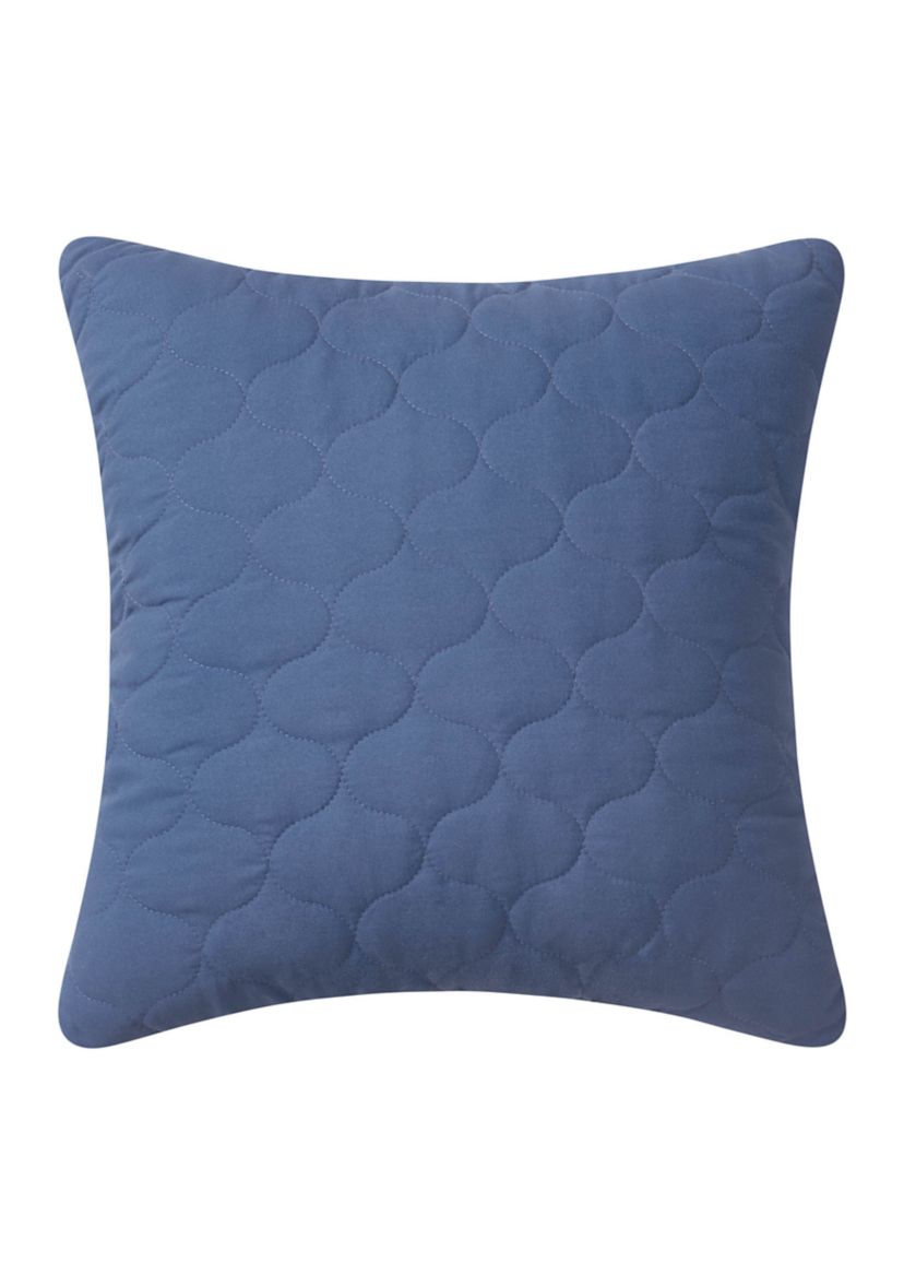 Zinnia Blue 5-Piece Comforter and Quilt Set