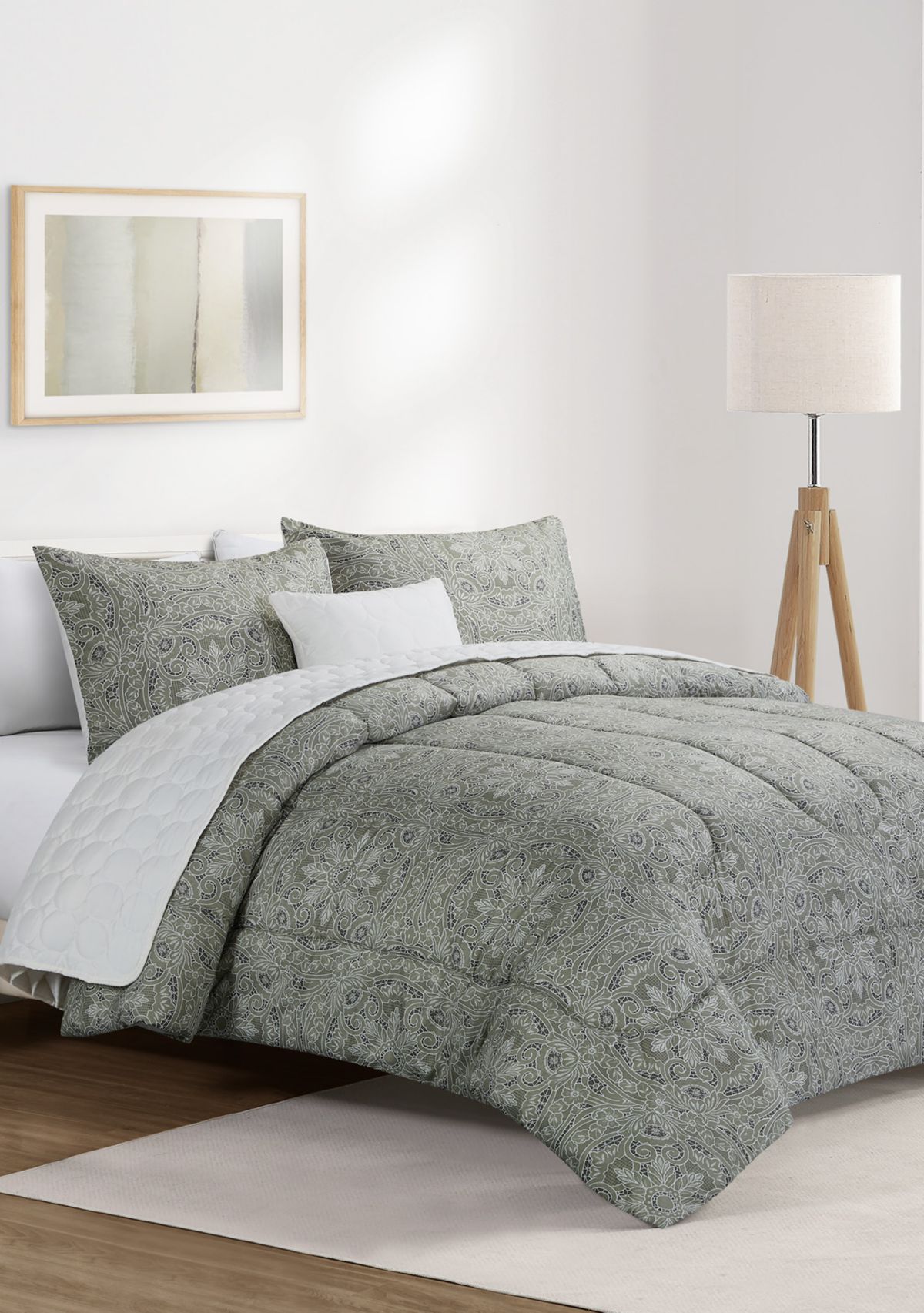 Holiday Lace Comforter & Quilt 5-Piece Bed Set