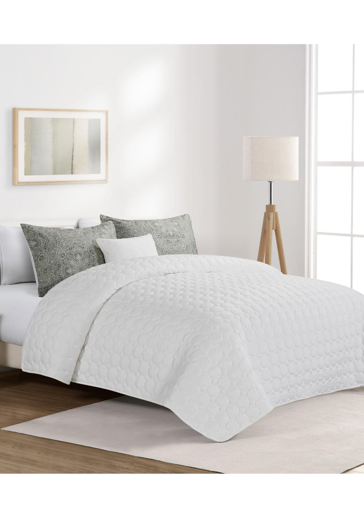 Holiday Lace Comforter & Quilt 5-Piece Bed Set