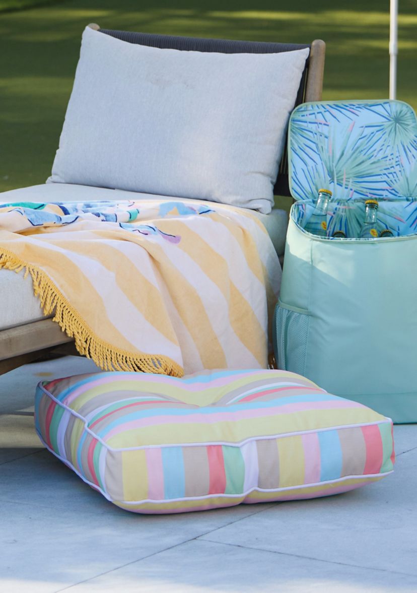 Sewing Down South x Crown & Ivy™ Queen Outdoor Floor Cushion
