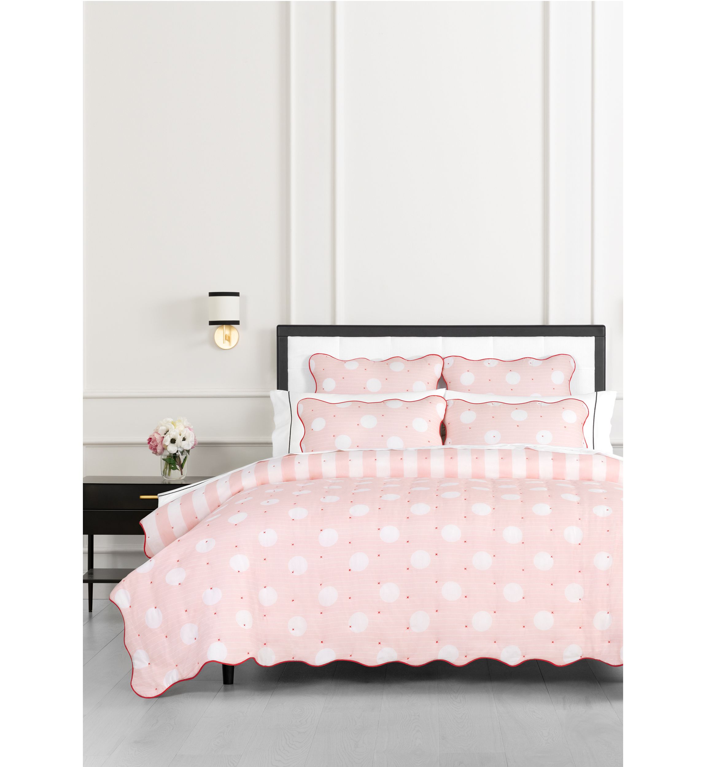 Stripe Dot Quilt Set