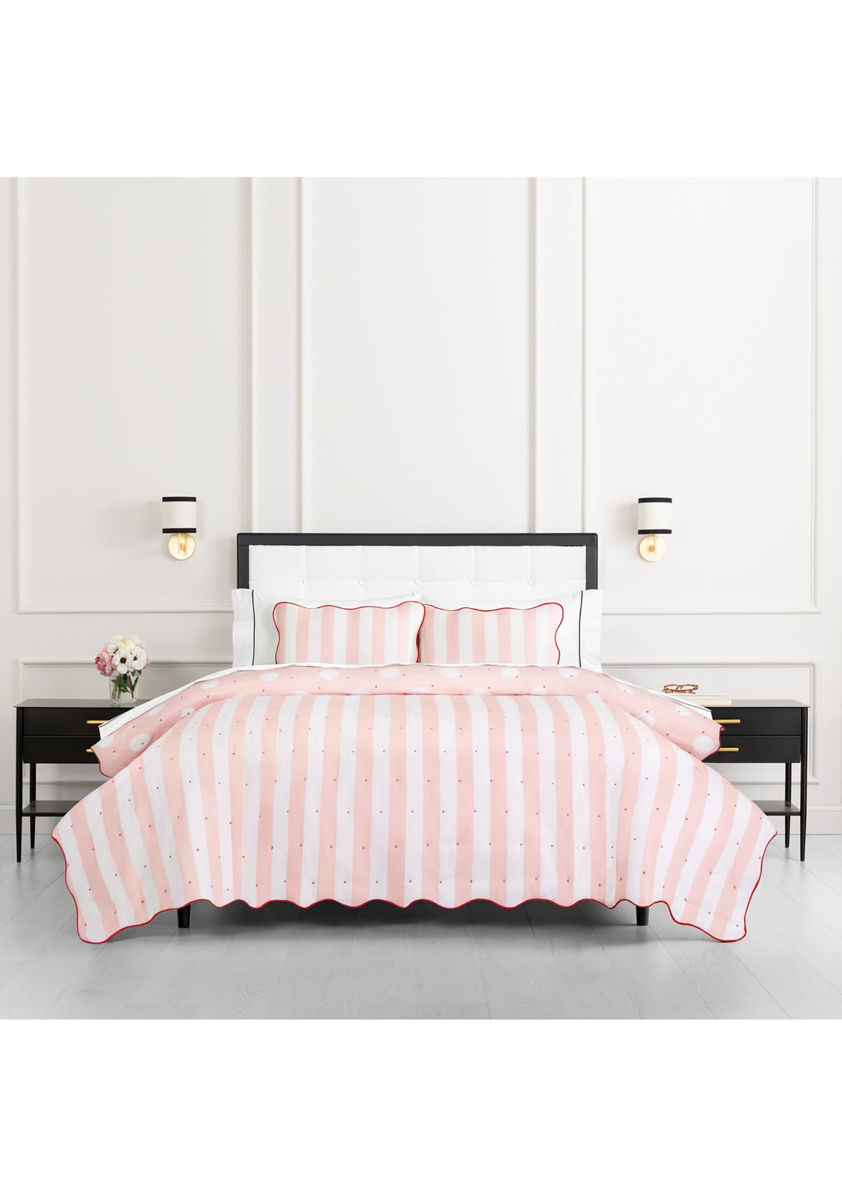 Stripe Dot Quilt Set