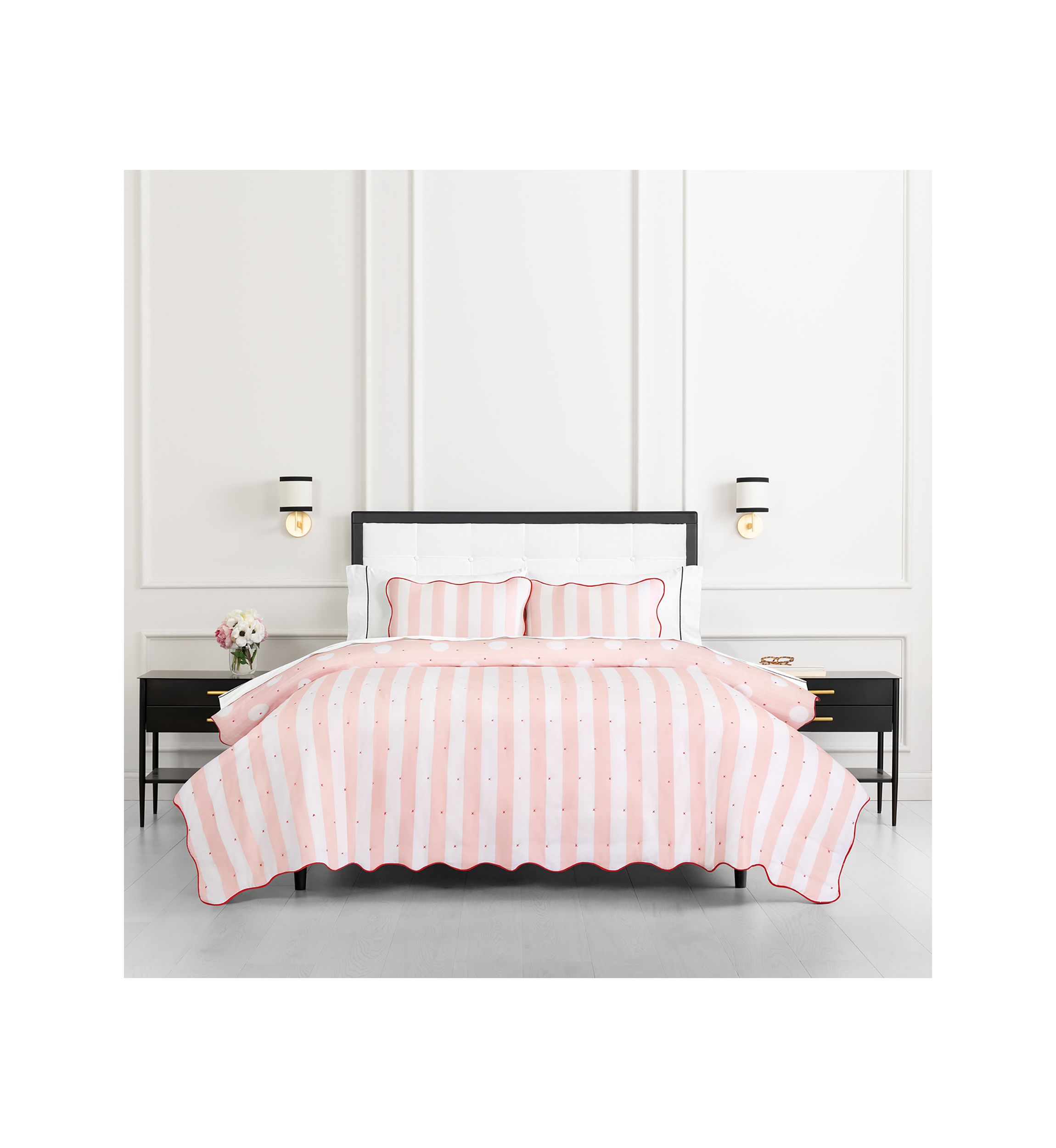 Stripe Dot Quilt Set