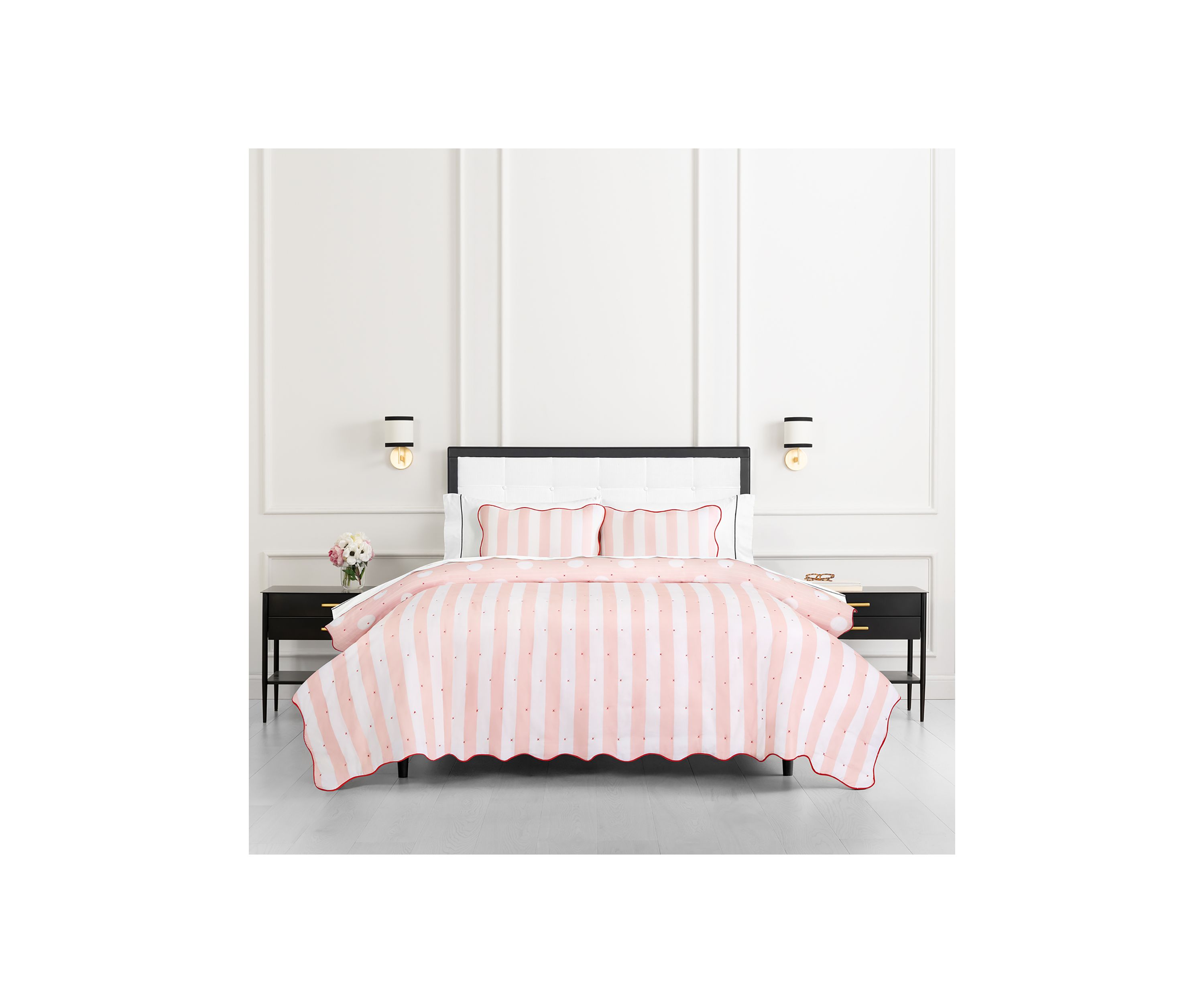Stripe Dot Quilt Set