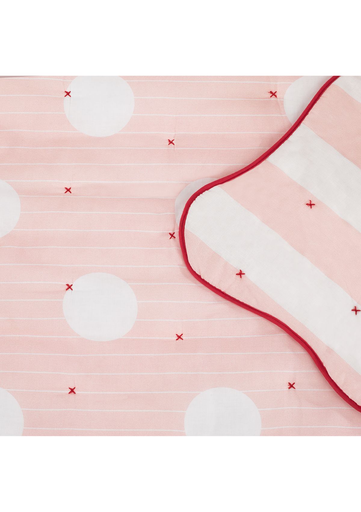 Stripe Dot Quilt Set