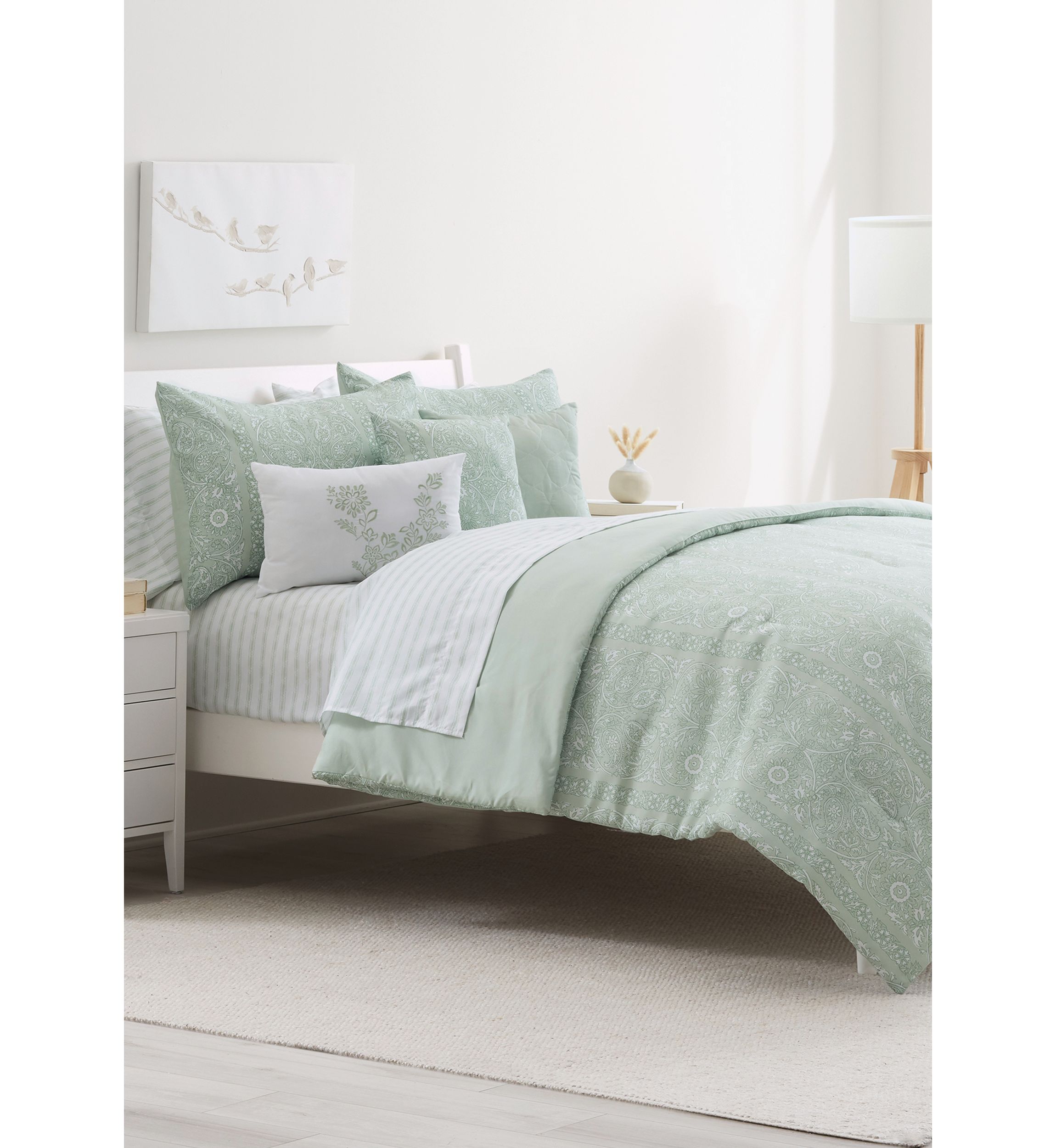 Perla Paisley 10-Piece Comforter Set