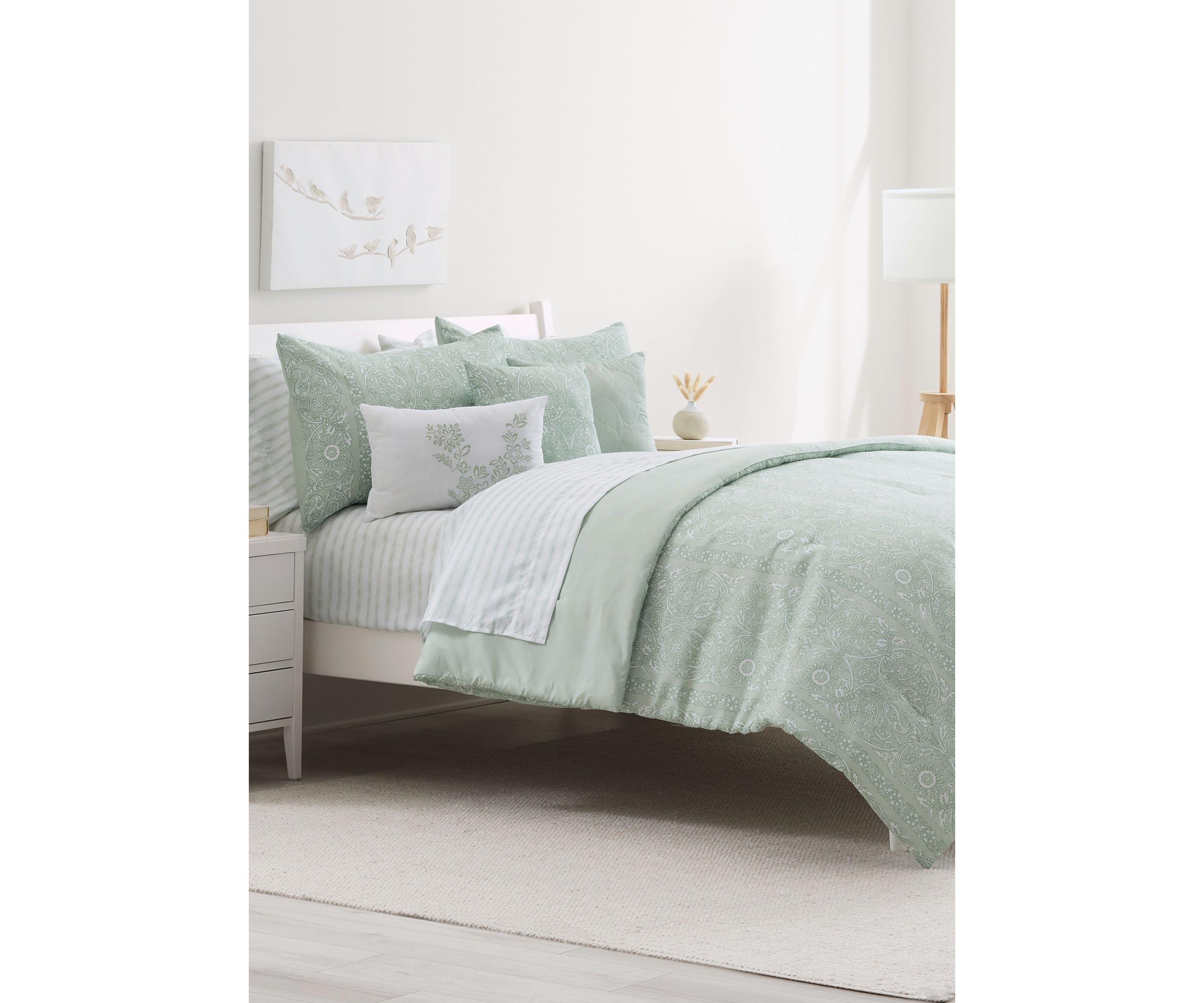 Perla Paisley 10-Piece Comforter Set