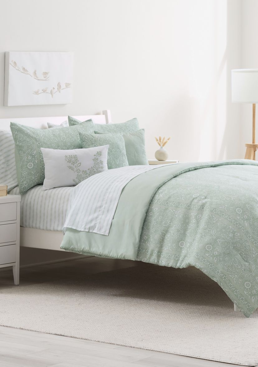 Perla Paisley 10-Piece Comforter Set