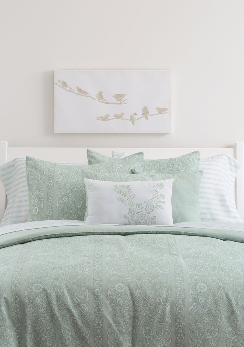 Perla Paisley 10-Piece Comforter Set