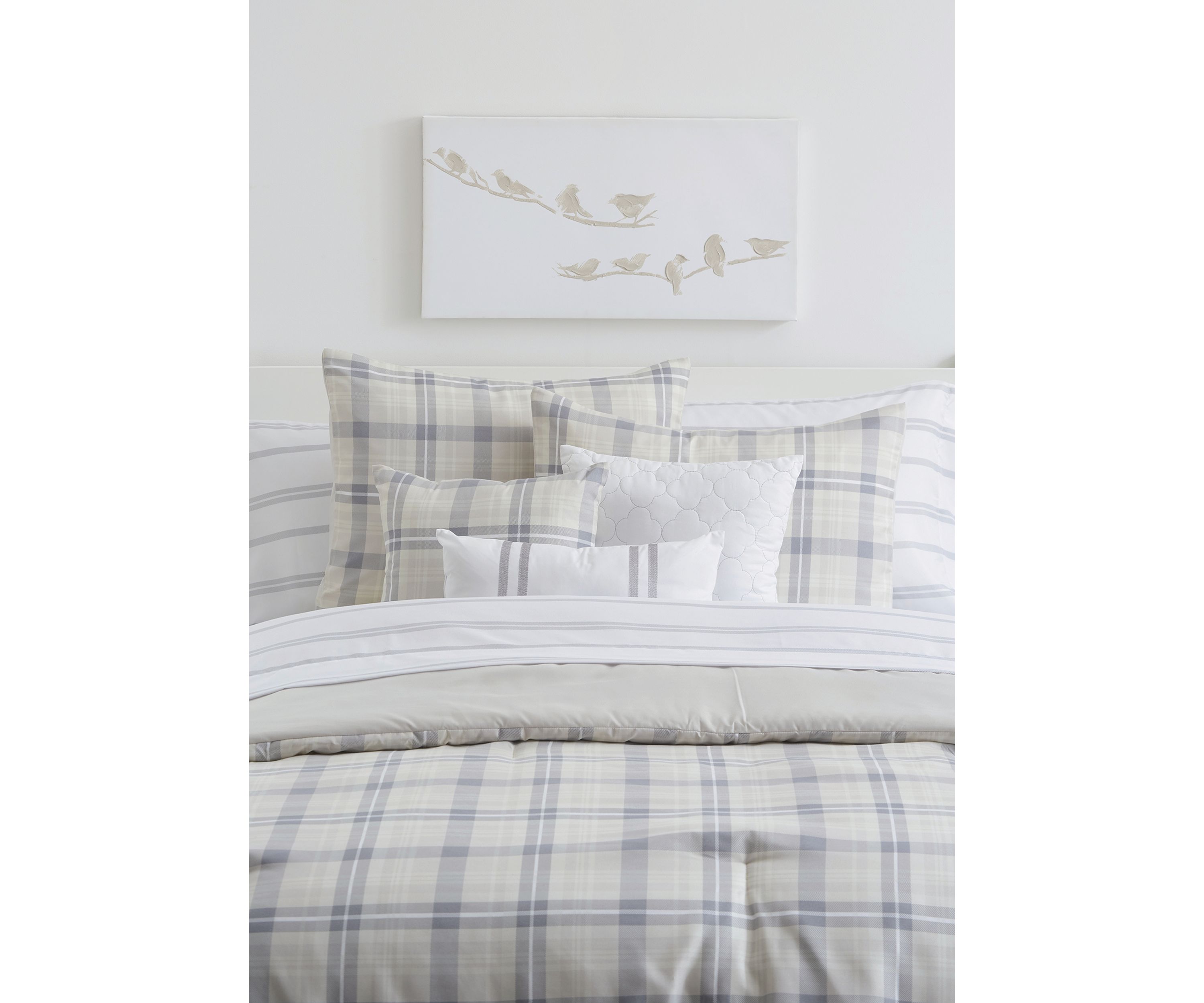 Plaid 10 Piece Comforter Set
