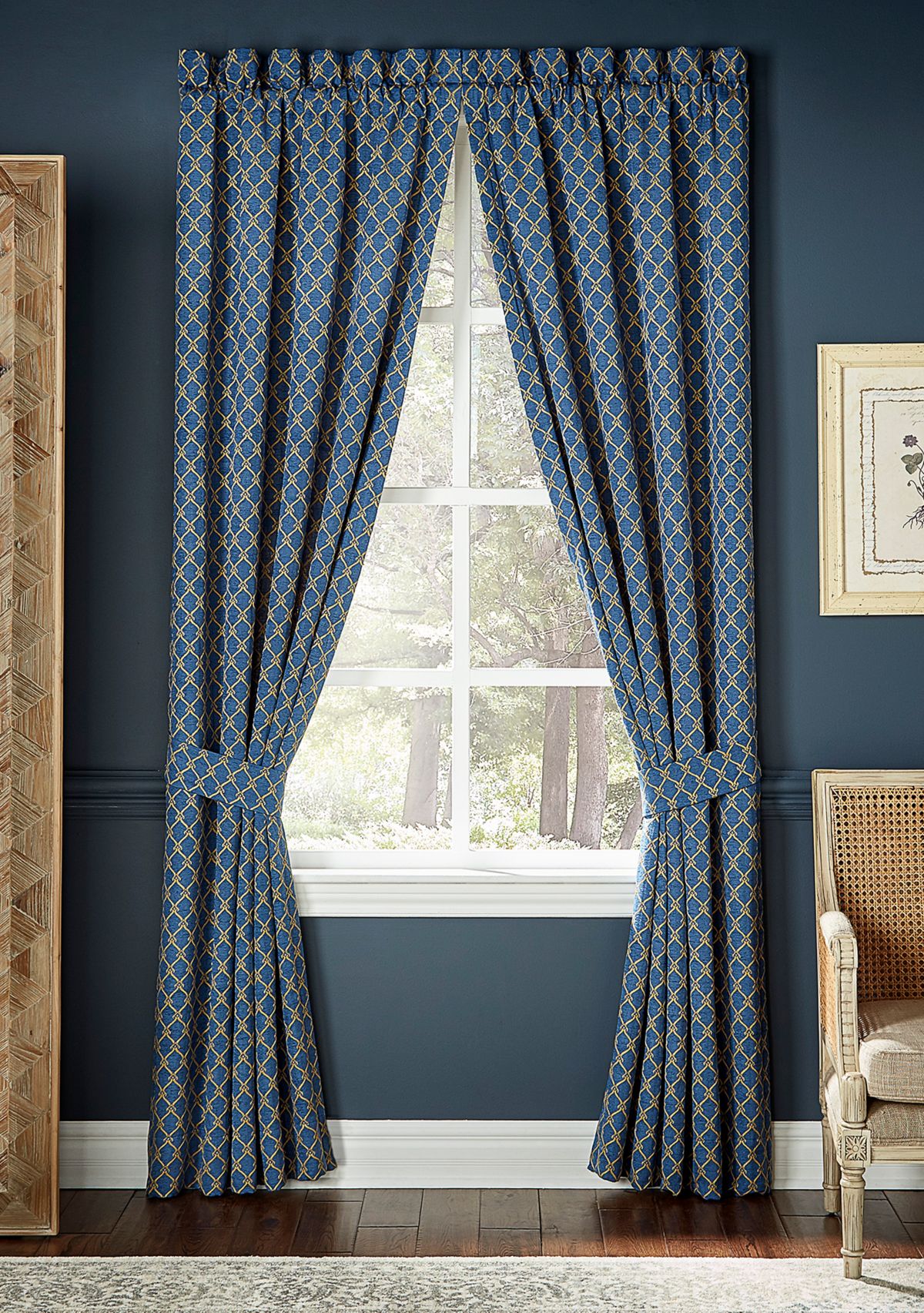 Allyce Pole Top Drapery Pair