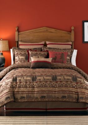 Pondera Brown King Comforter Set 110 In X 96 In Belk