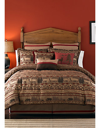 Pondera Brown King Comforter Set 110 In X 96 In Belk