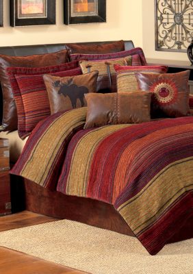 Croscill Plateau Multicolored King Comforter Set 110 In X 96 In