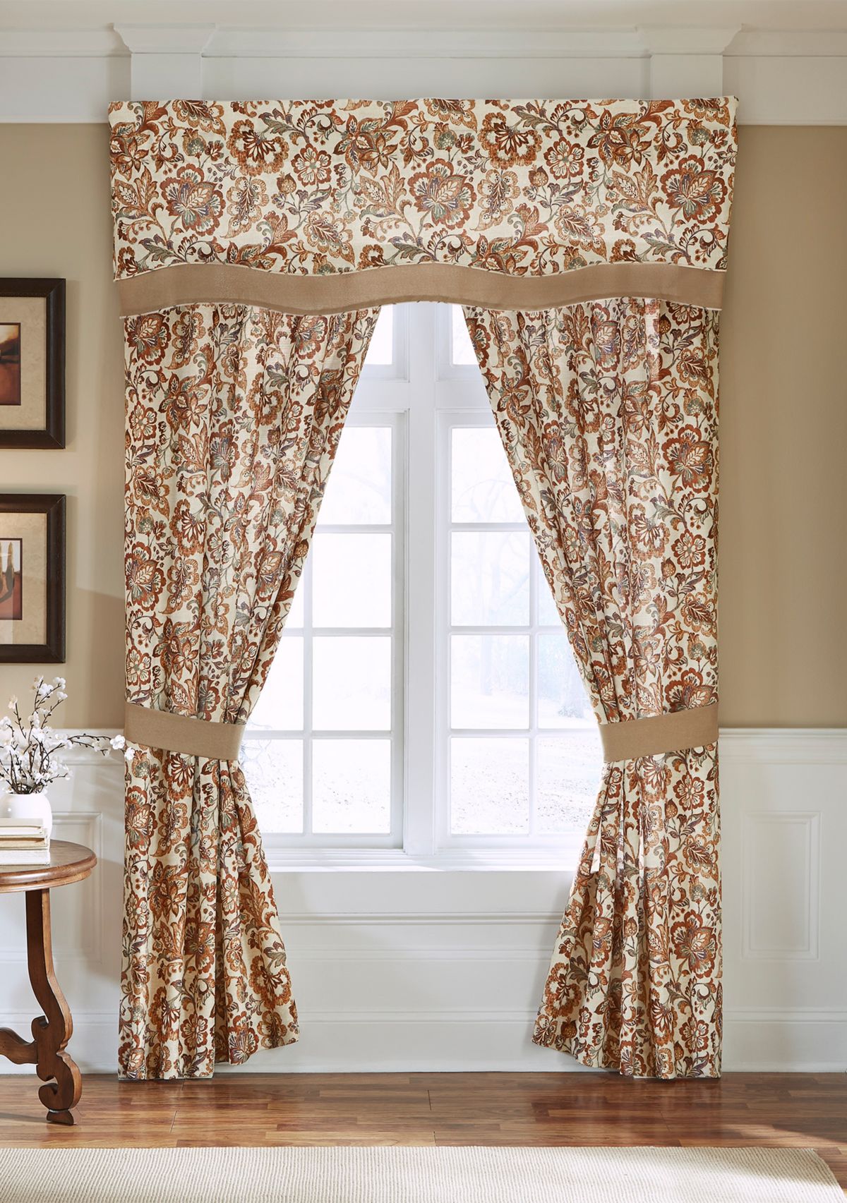 Delilah Layered Scalloped Valance