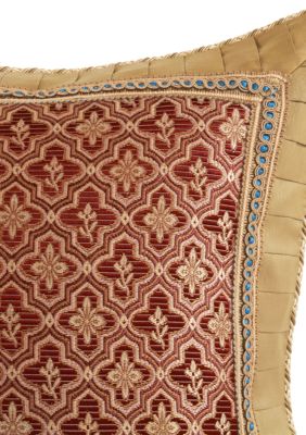 Details about   Croscill Home Euro Pillow Sham Pondera Cafe 