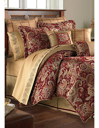 Mystique Claret California King Comforter Set 110 In X 96 In