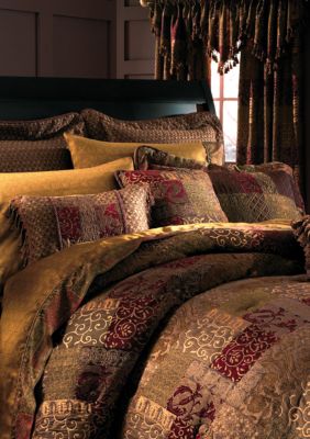 Croscill Galleria Red 26" x 26" European Pillow Sham 