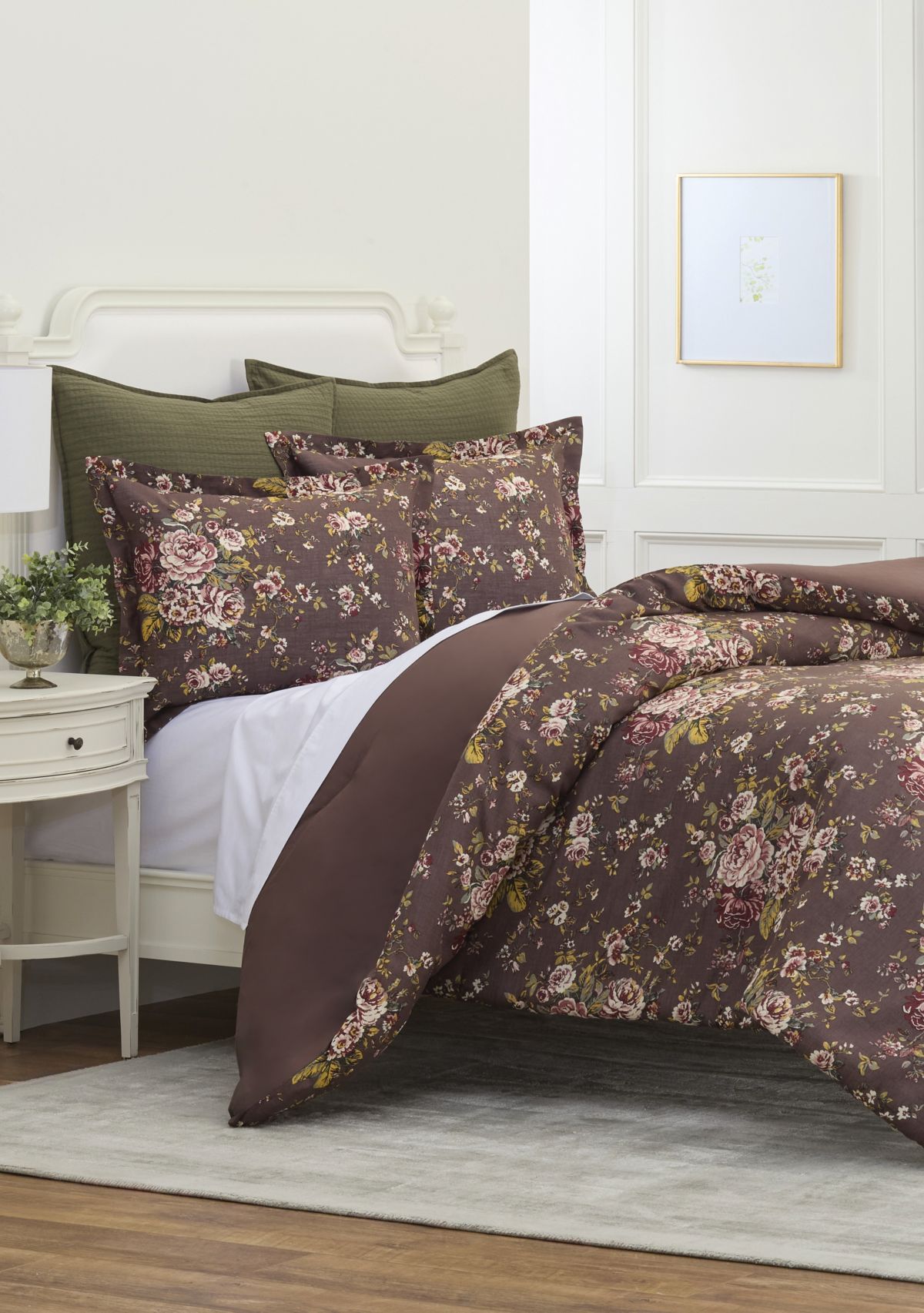 Vintage Floral Comforter Set