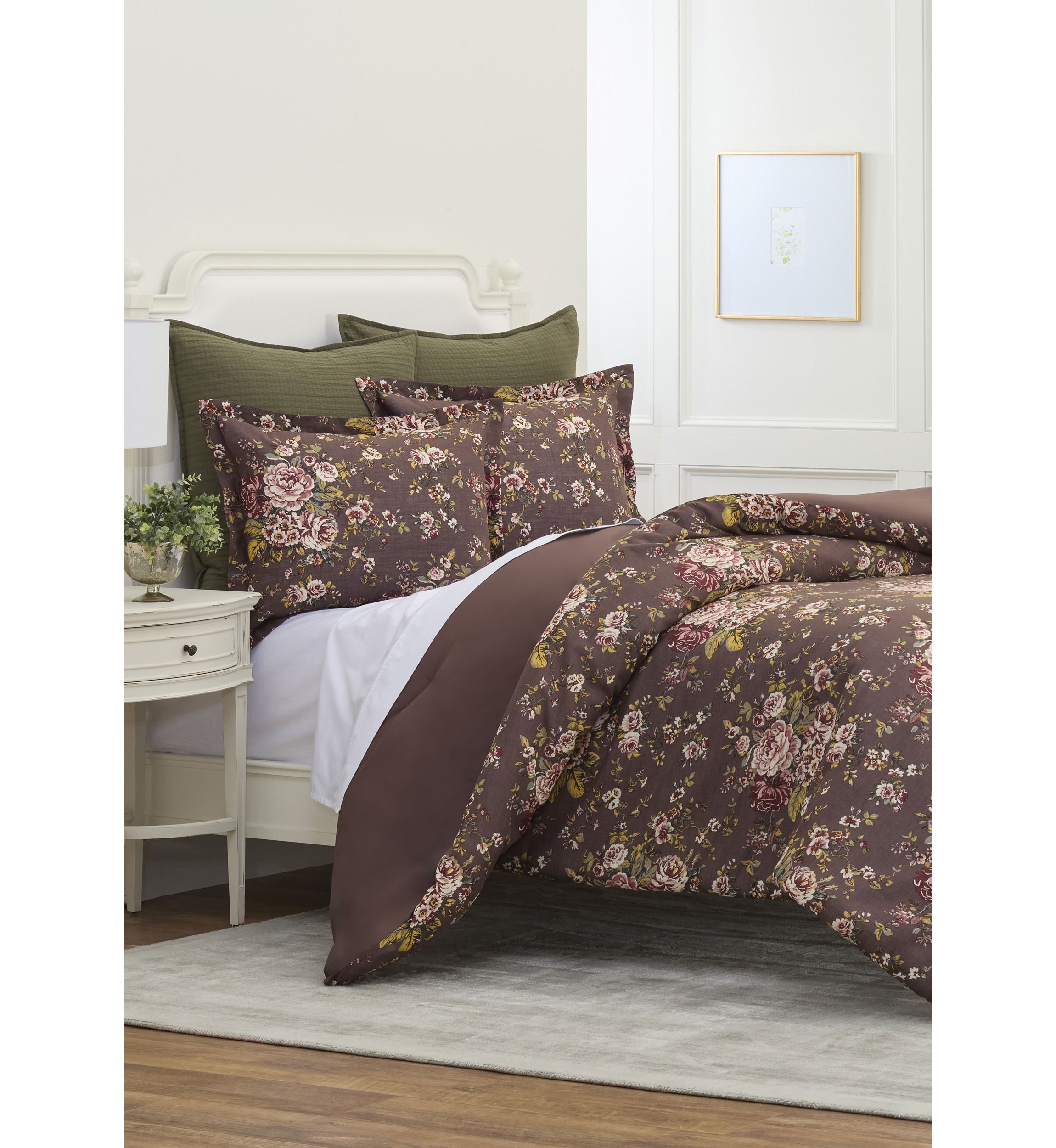 Vintage Floral Comforter Set