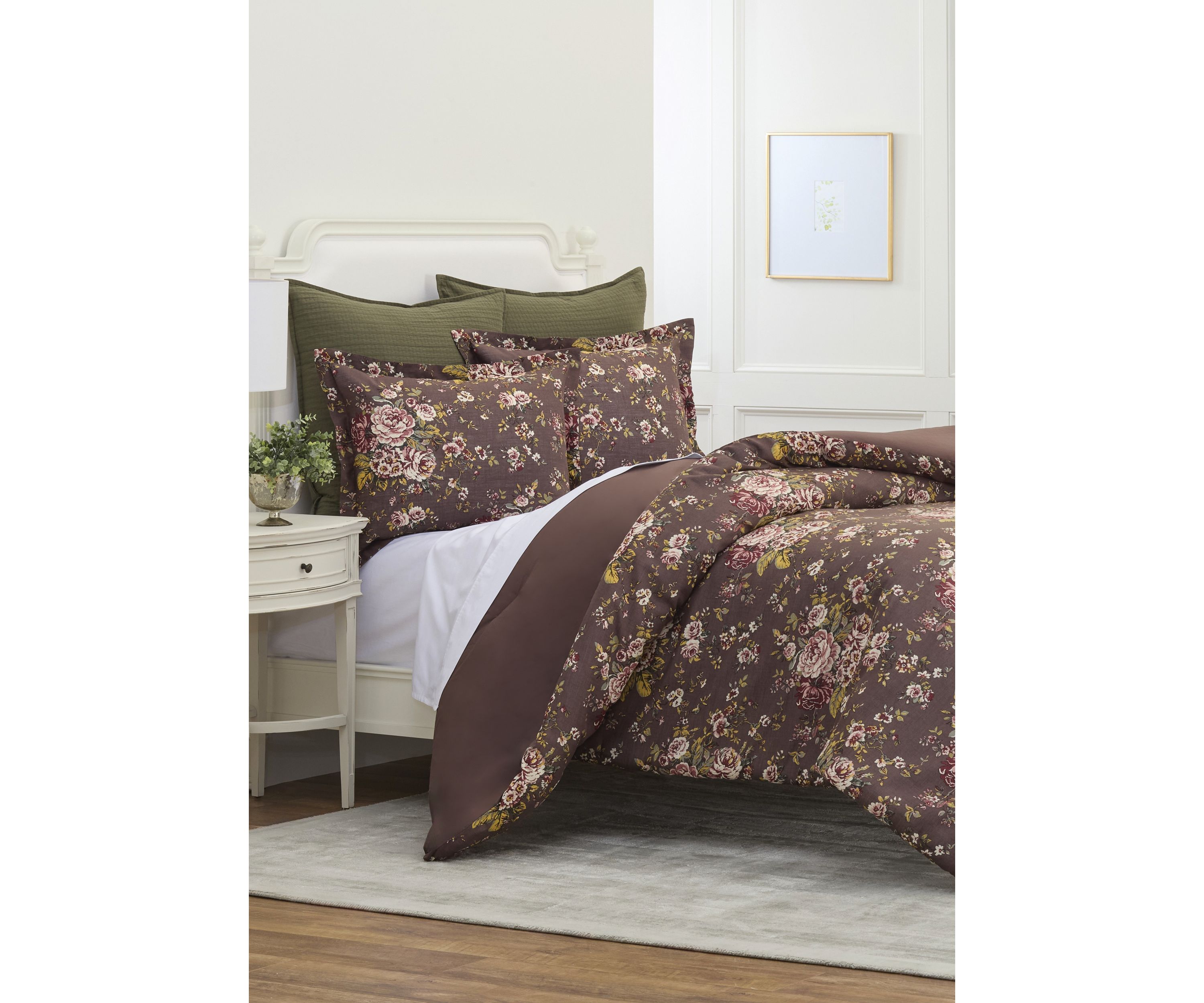 Vintage Floral Comforter Set