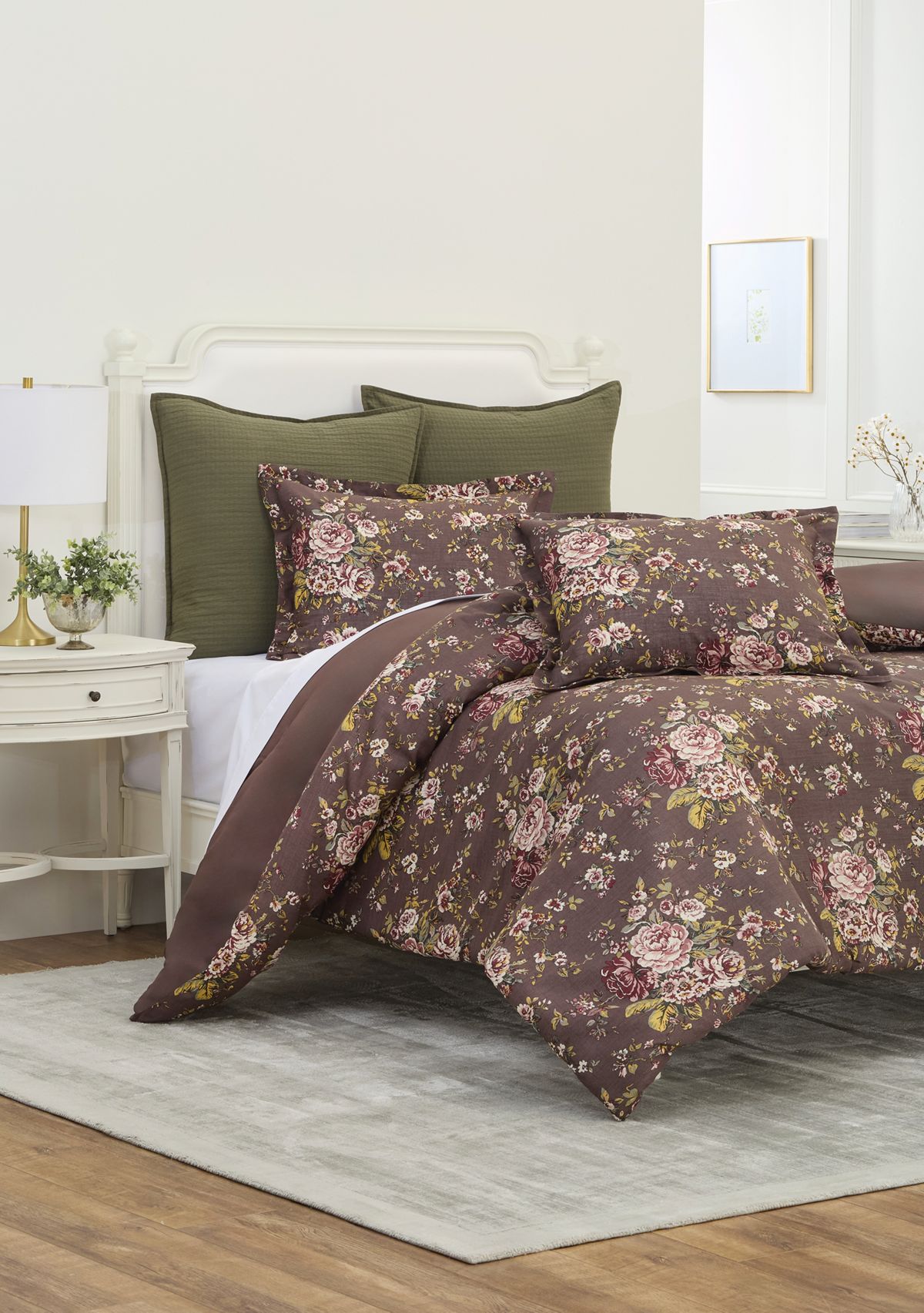 Vintage Floral Comforter Set