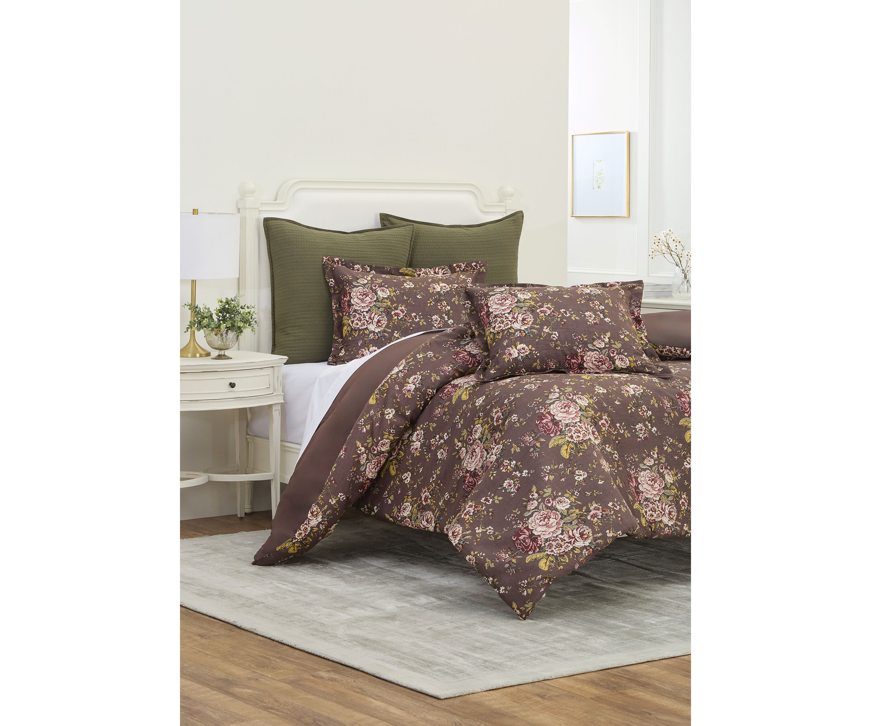 Vintage Floral Comforter Set