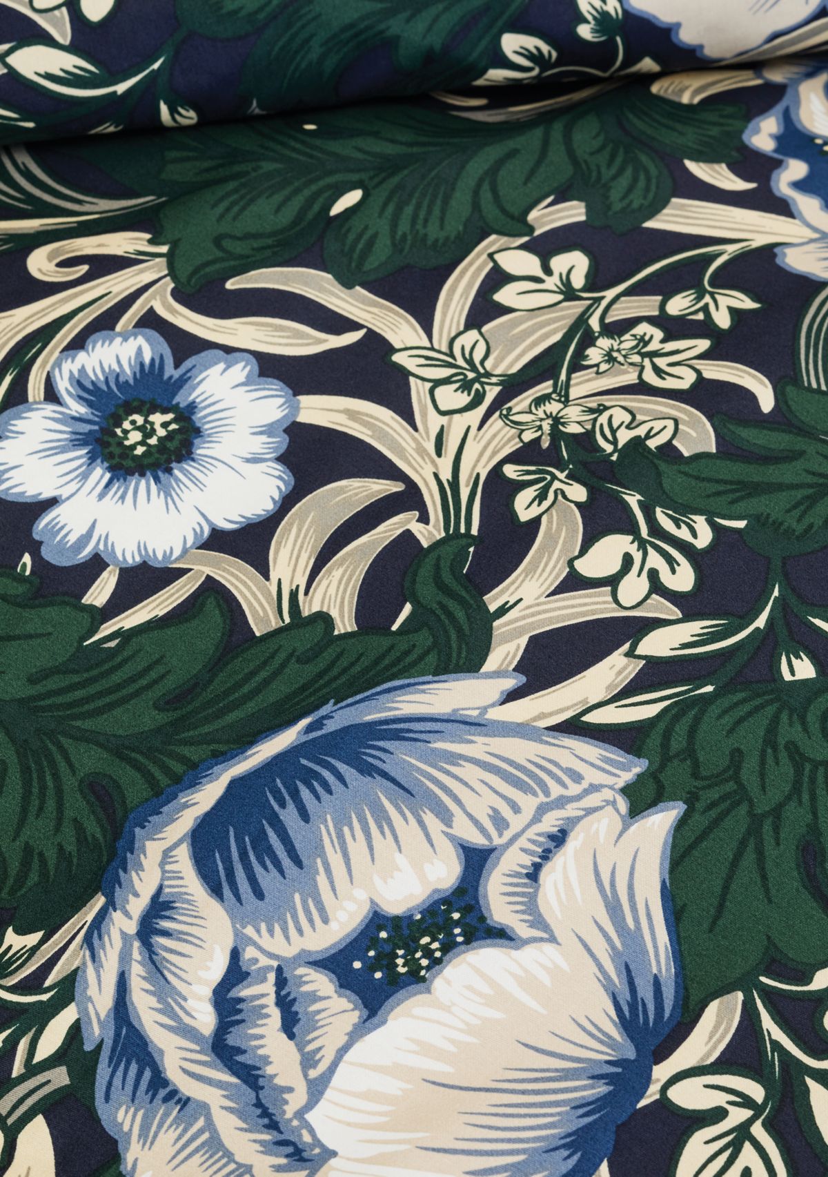 Navy Floral Comforter Set
