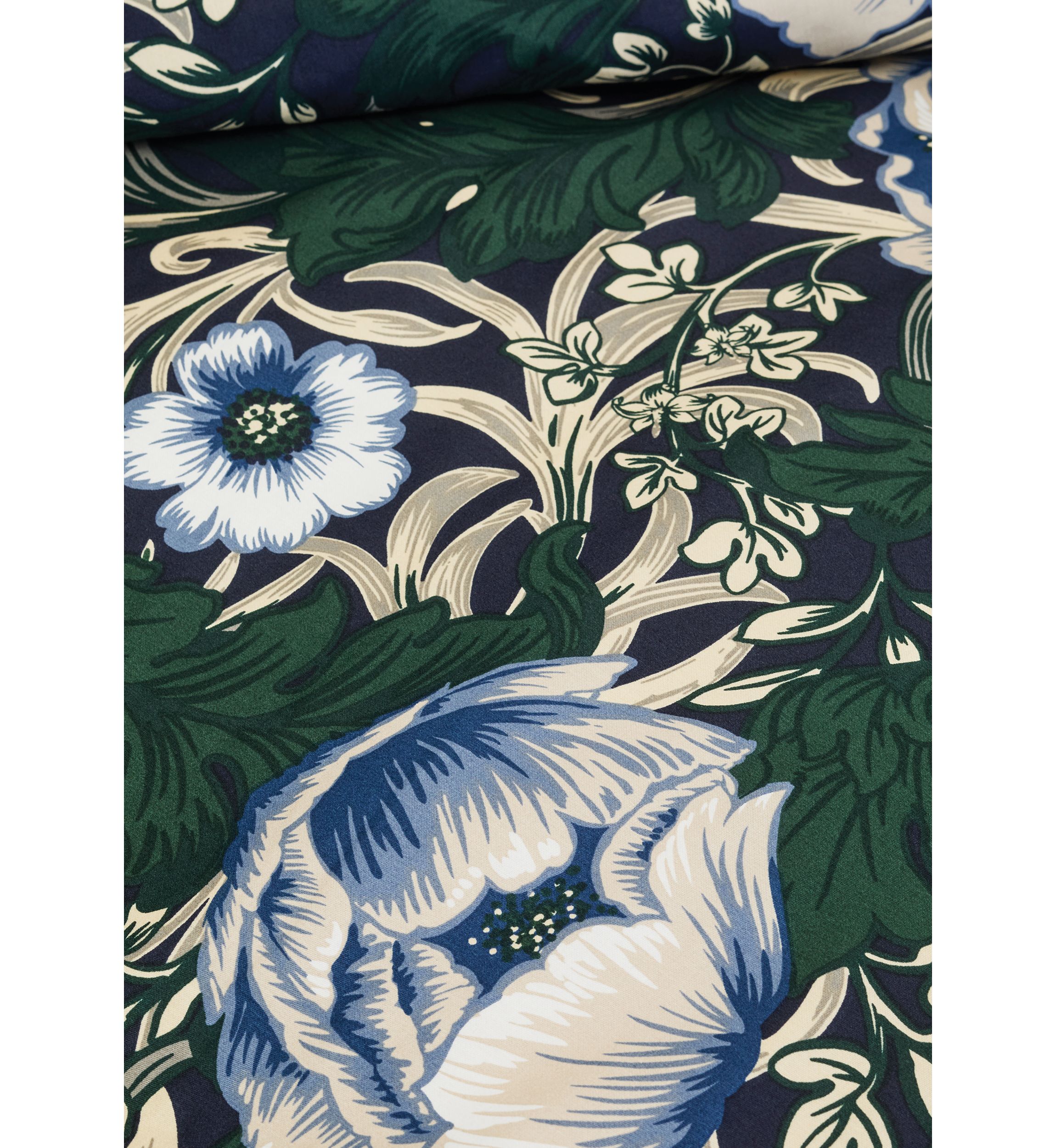 Navy Floral Comforter Set