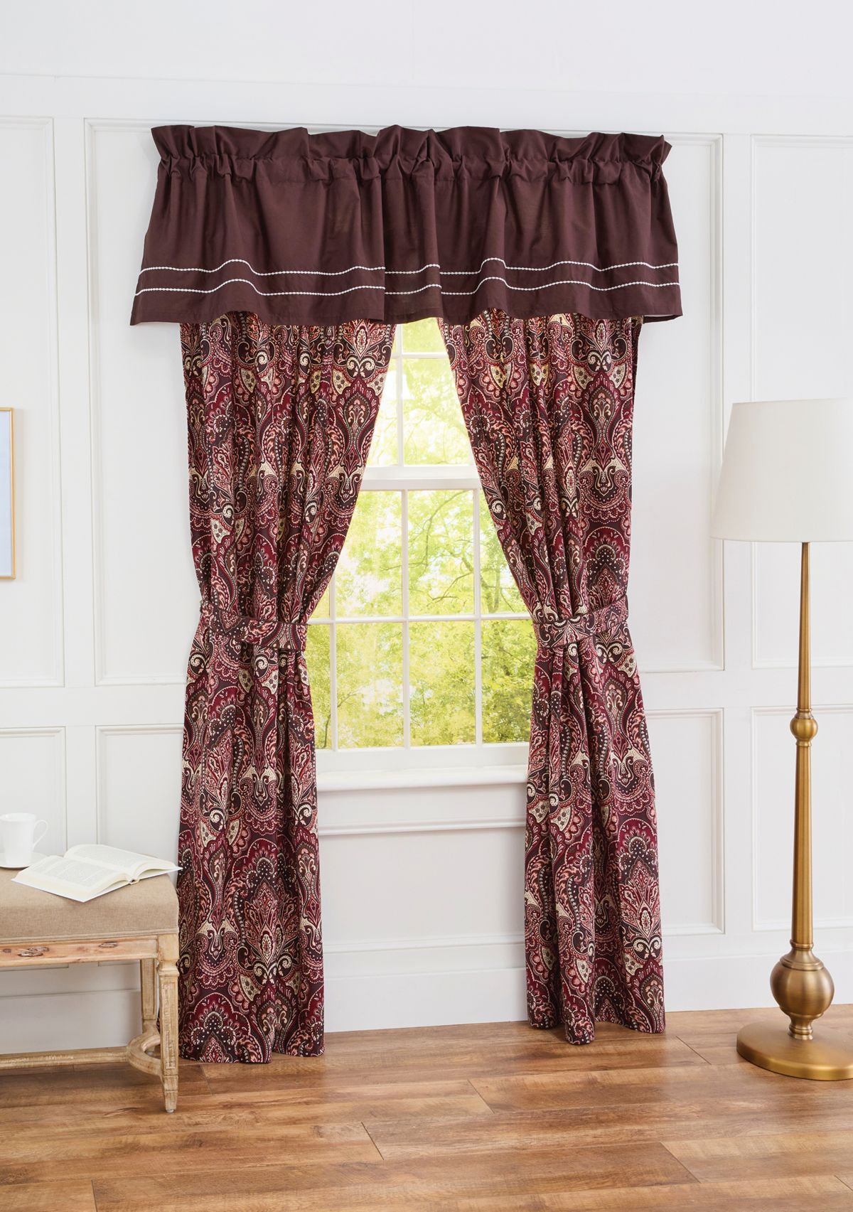 Hillside Paisley Drapery Pair