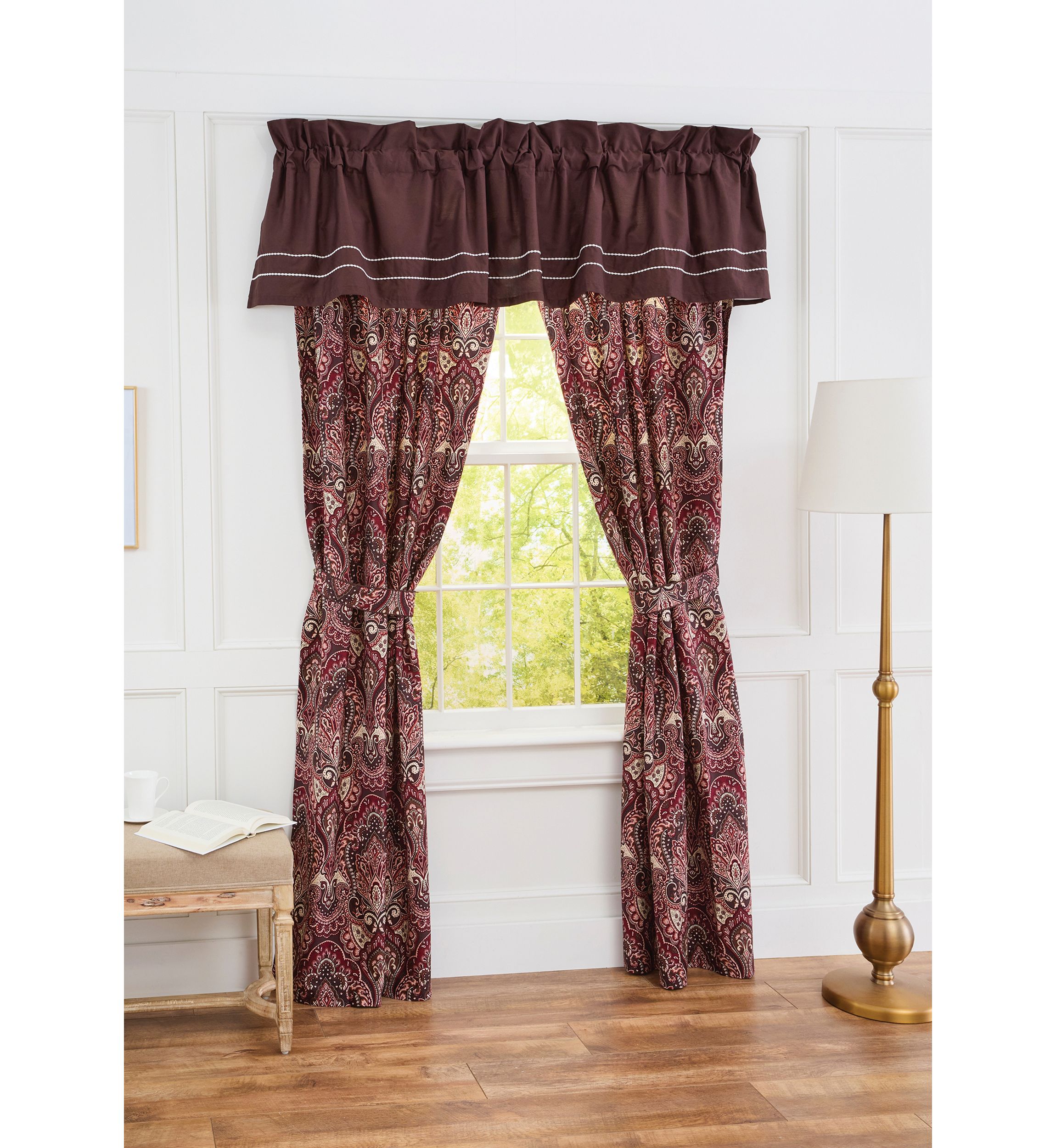 Hillside Paisley Drapery Pair