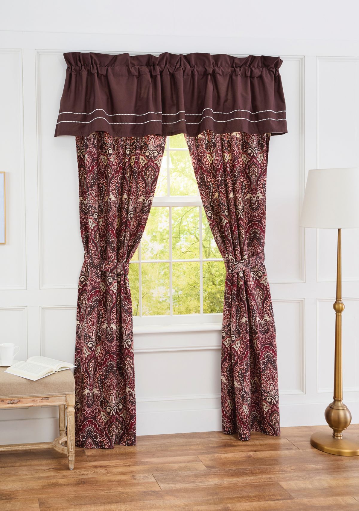  Hillside Paisley Valance