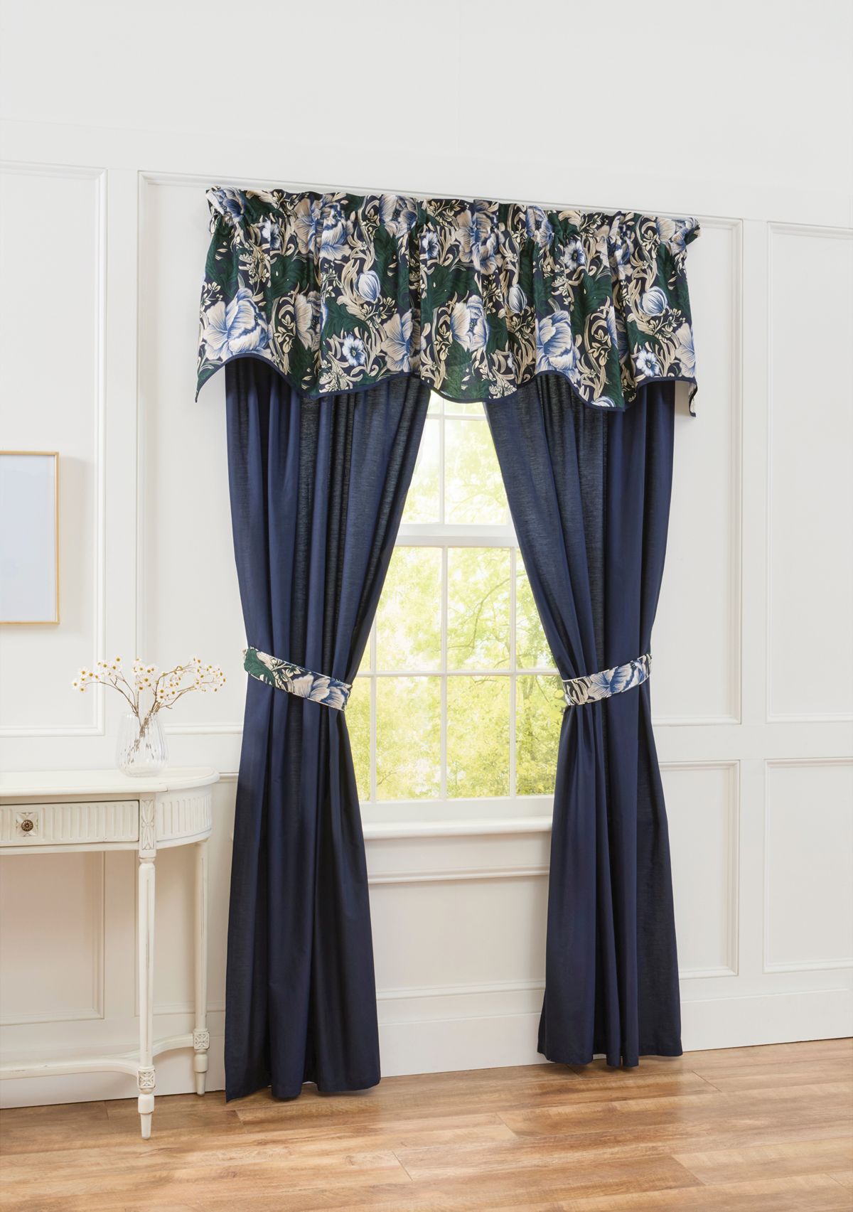 Large Floral Valance