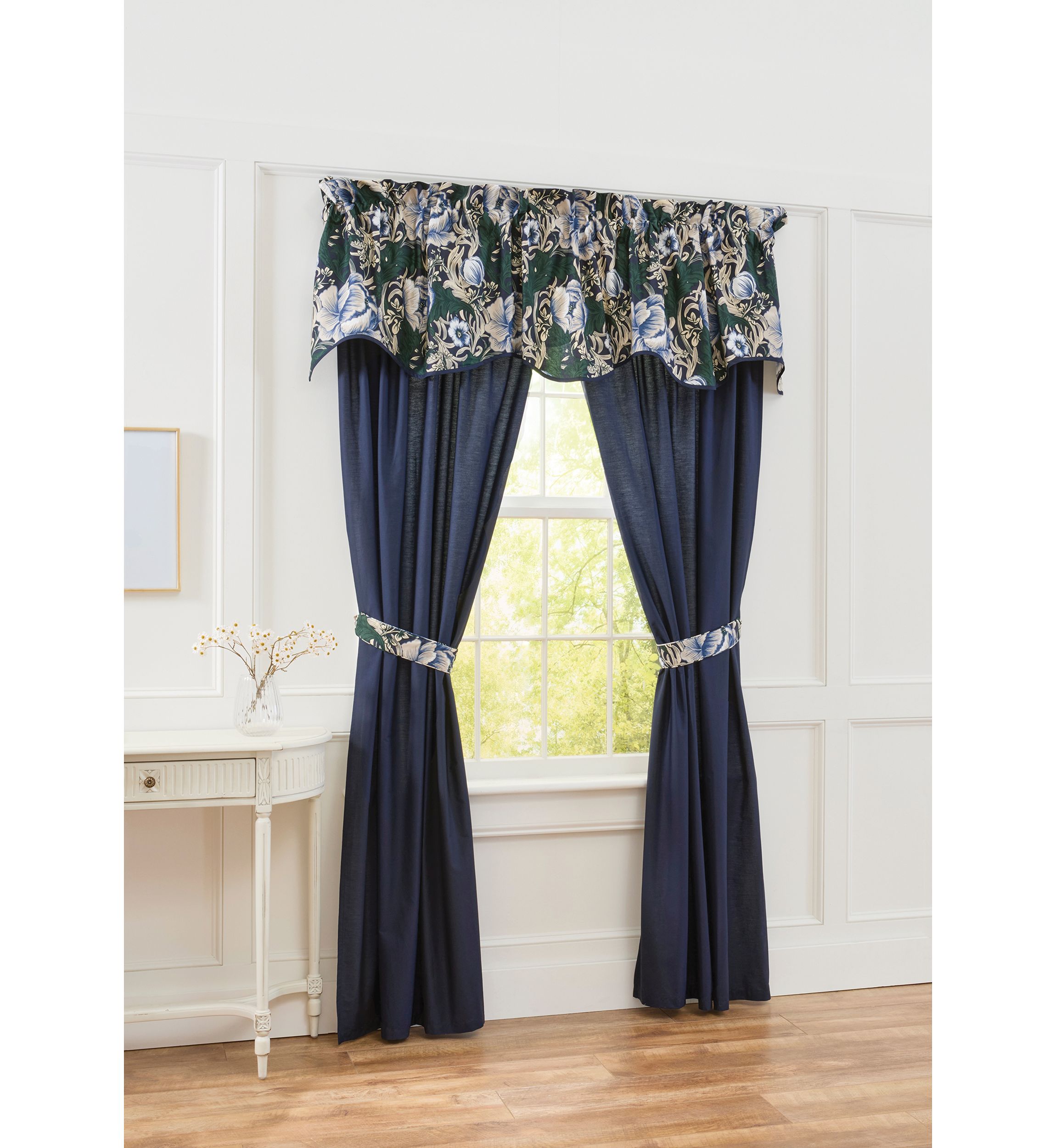 Large Floral Valance