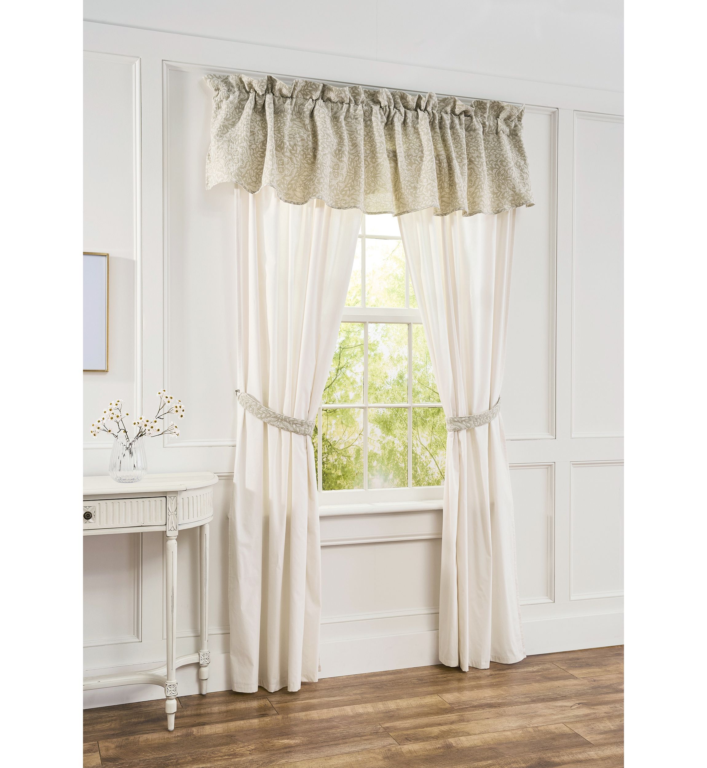 Sylvan Drapery Pair with Tiebacks